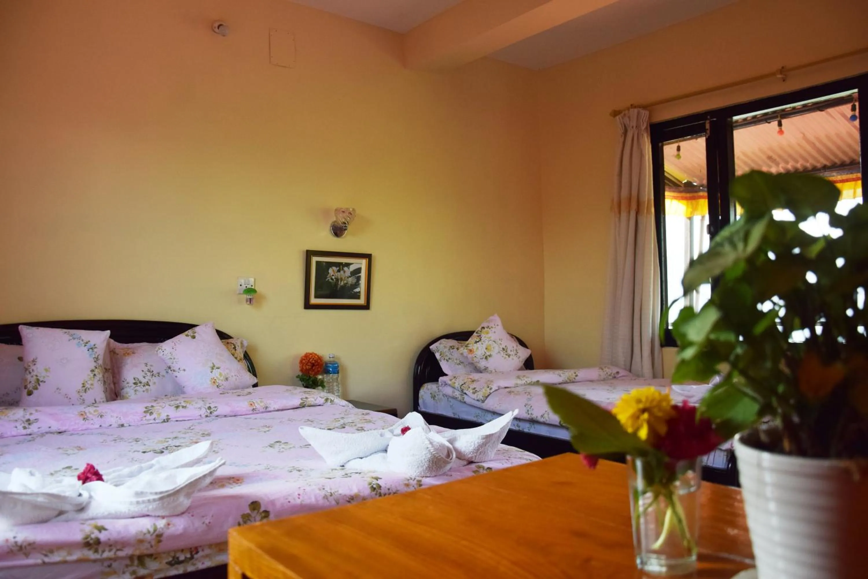 Photo of the whole room, Bed in Siddhartha Garden Ayurveda