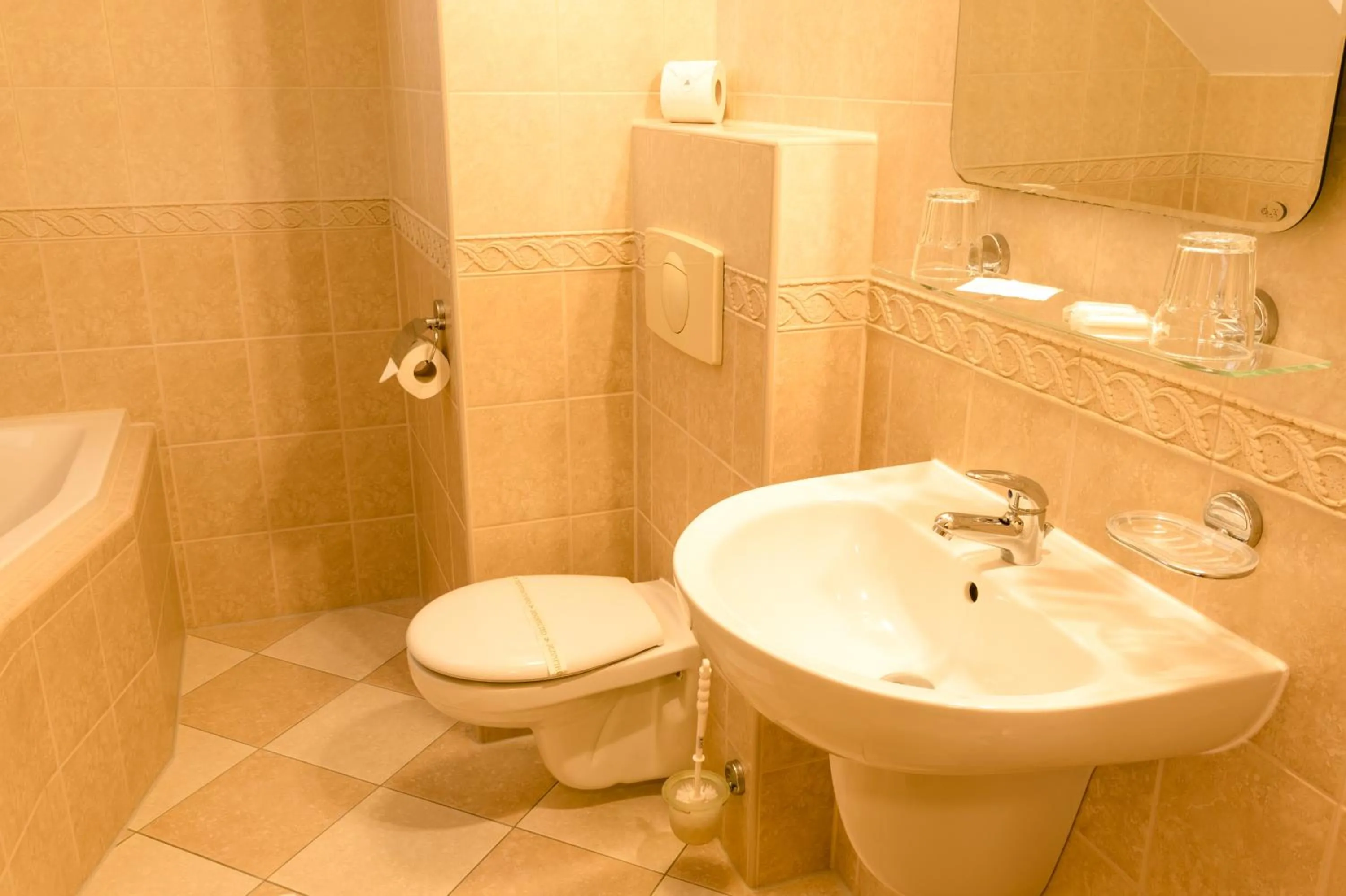 Bathroom in Hotel VÍTKOVA HORA