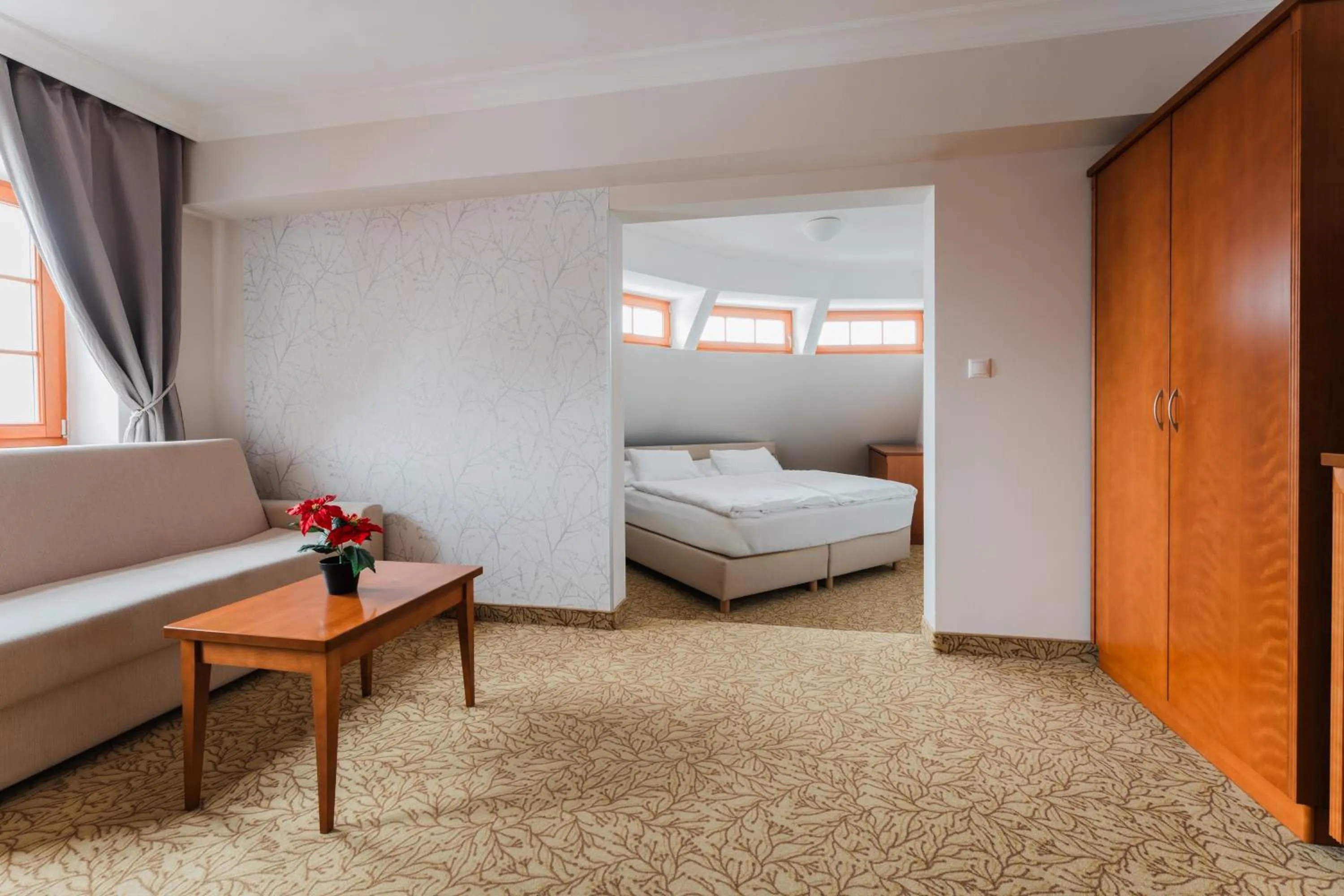 Bed in Hotel VÍTKOVA HORA