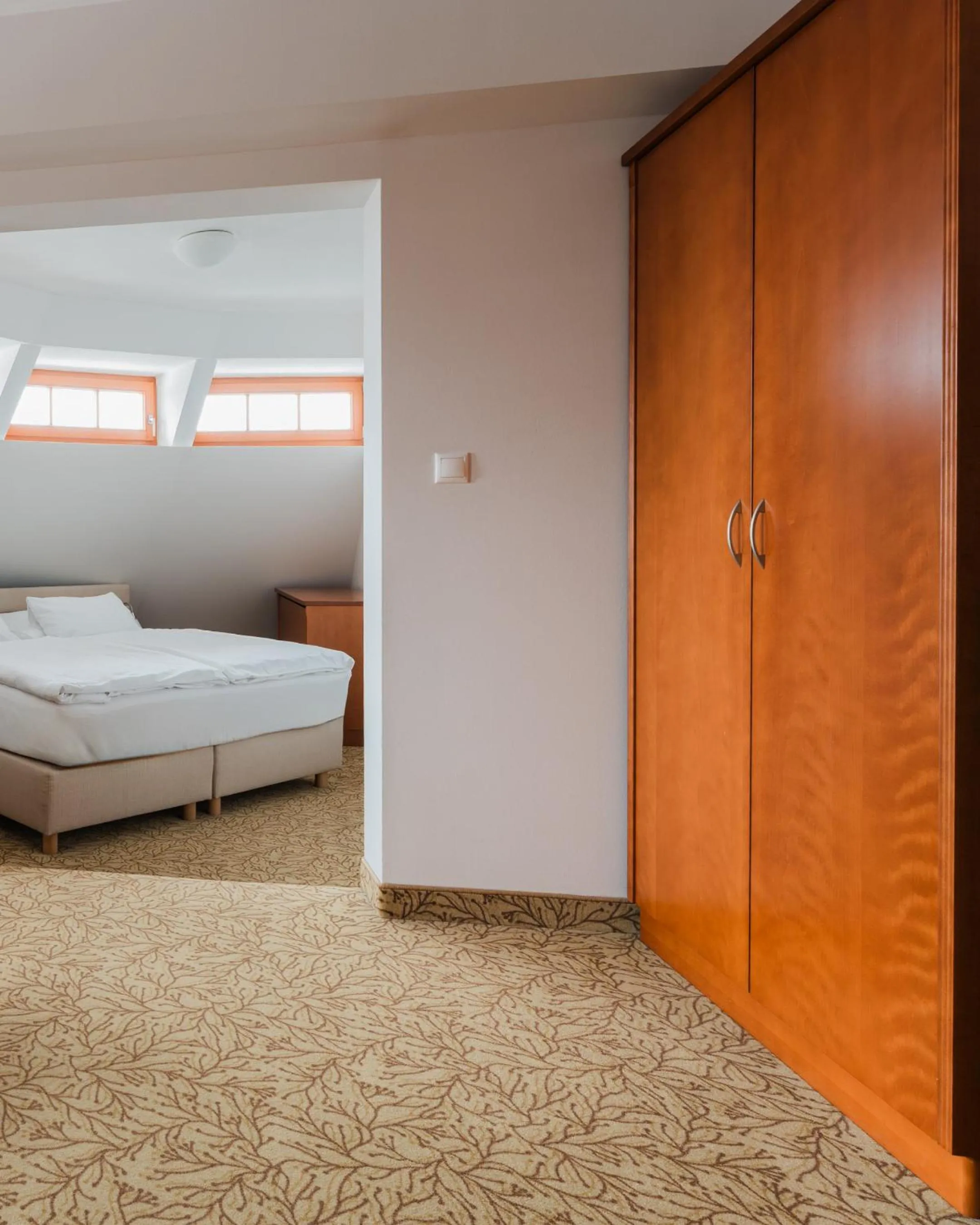 Bedroom, Bed in Hotel VÍTKOVA HORA