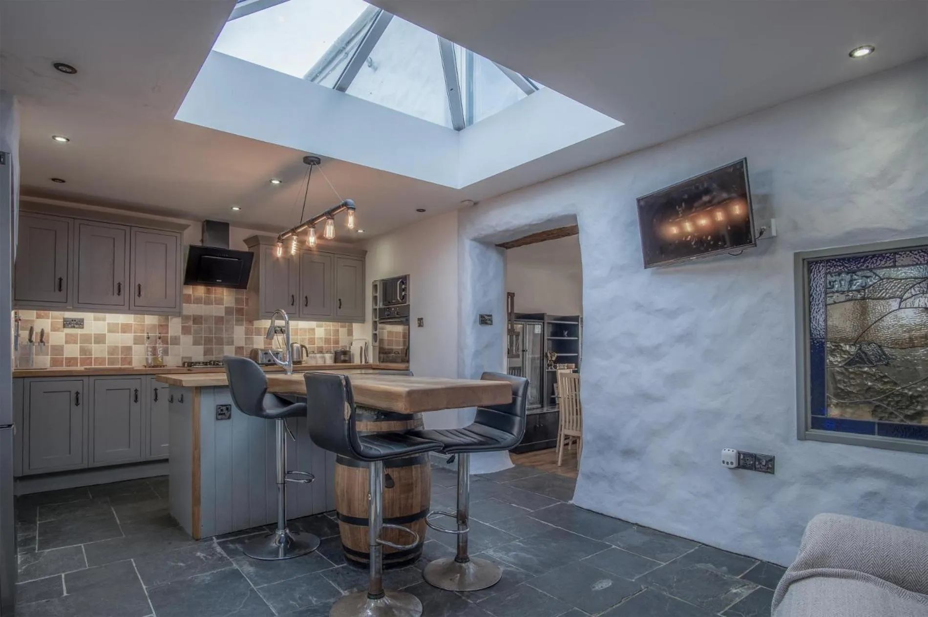 Floor plan in Cambrian Cottage - 3 Bedroom Cottage - Tenby