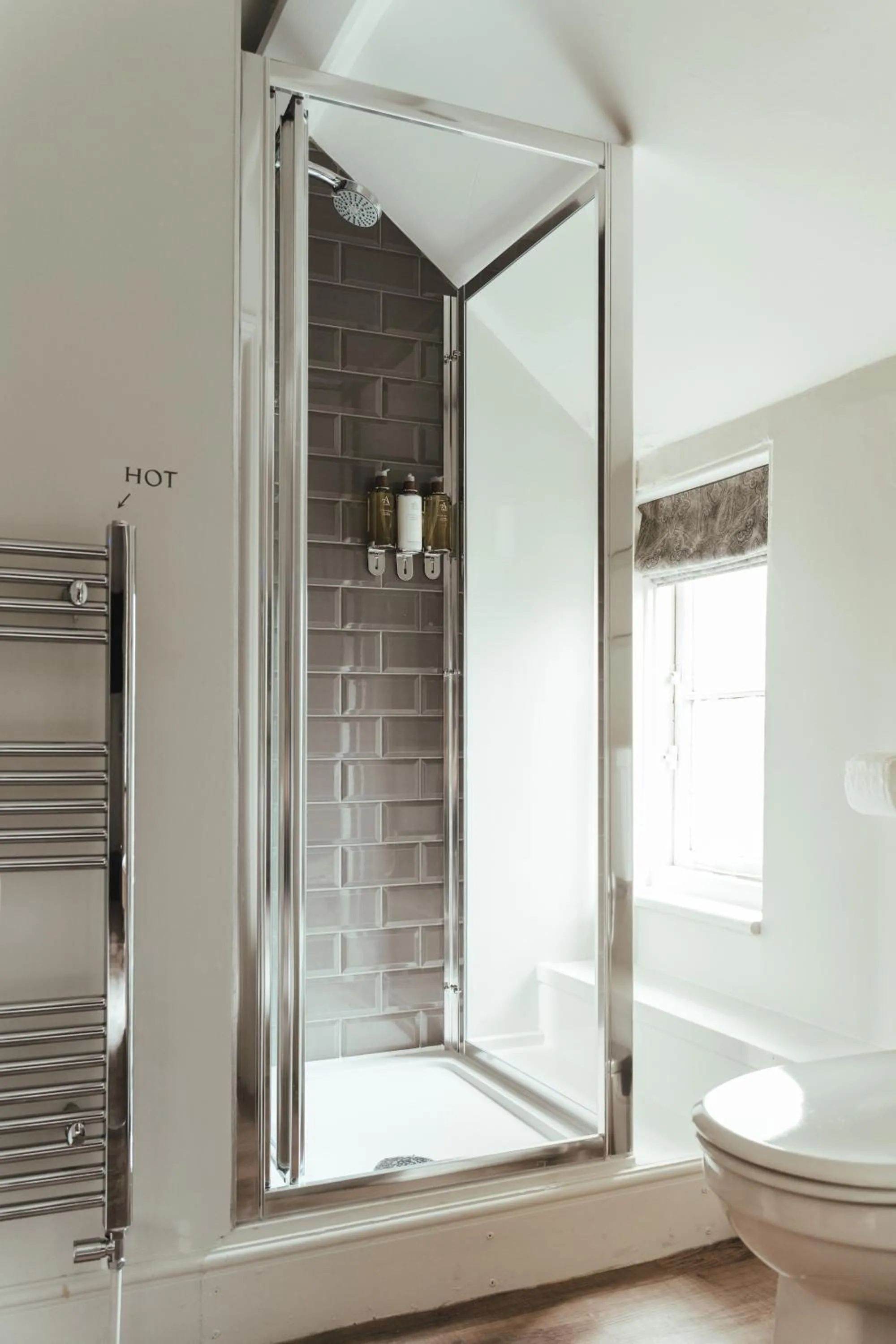 Shower in The Falcon Inn