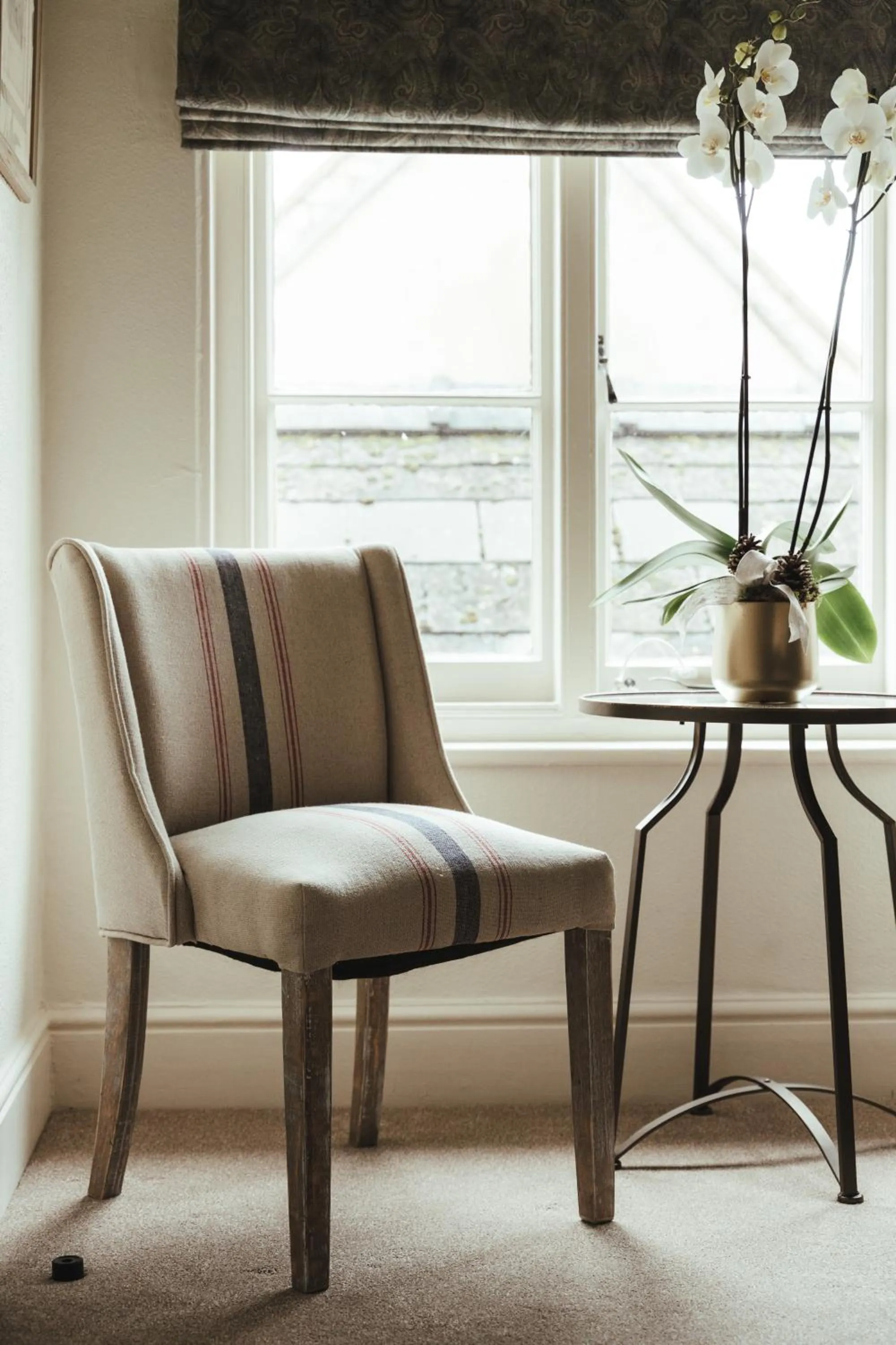 Seating area in The Falcon Inn