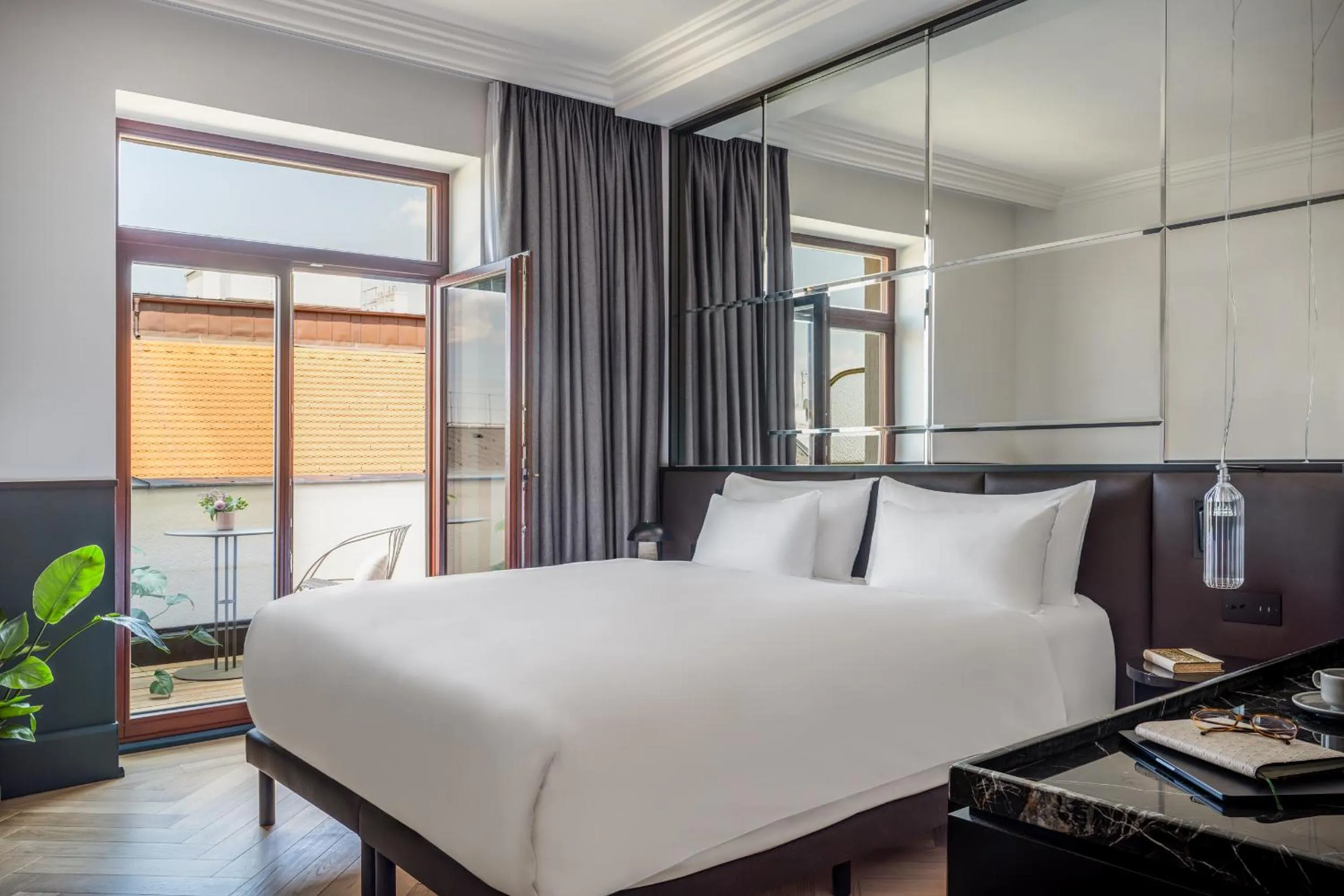 Bed in Almanac X Alcron Prague