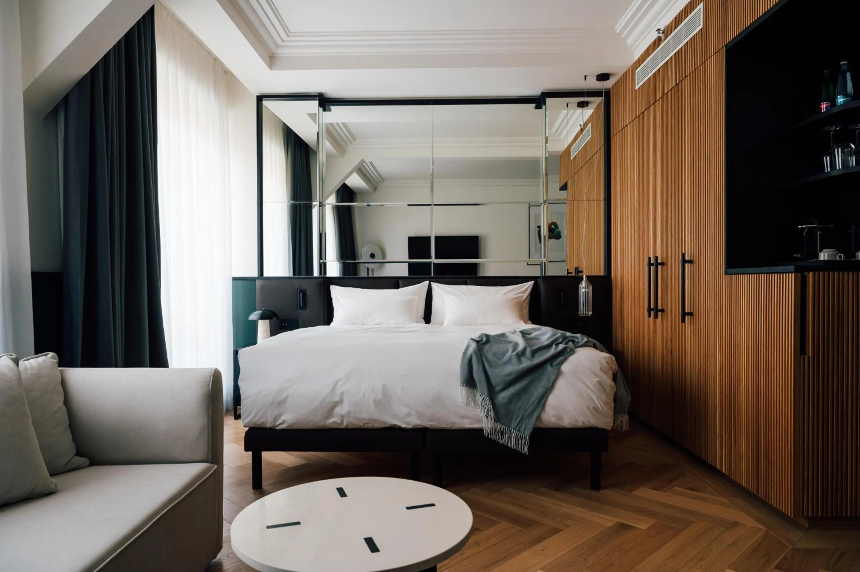 Bed in Almanac X Alcron Prague