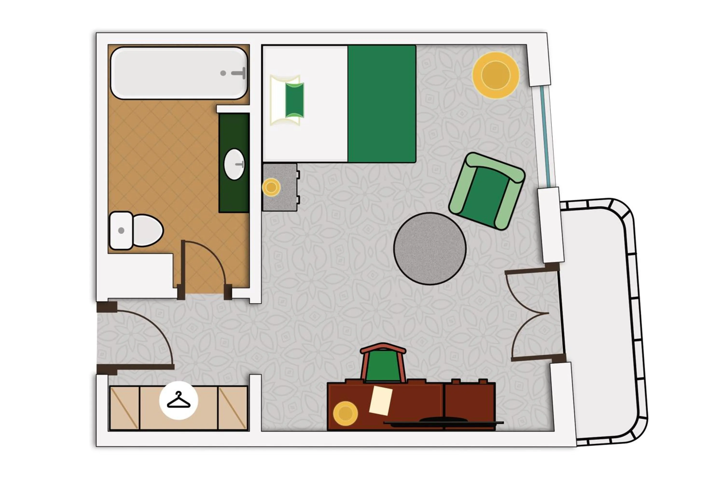 Floor plan in Carlsbad Plaza Medical Spa & Wellness hotel