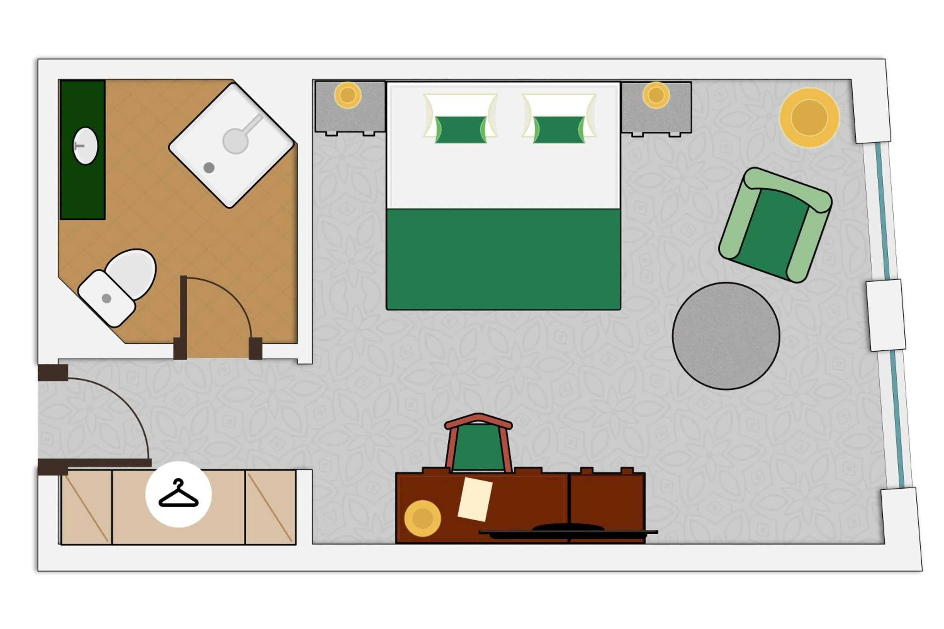 Floor plan in Carlsbad Plaza Medical Spa & Wellness hotel