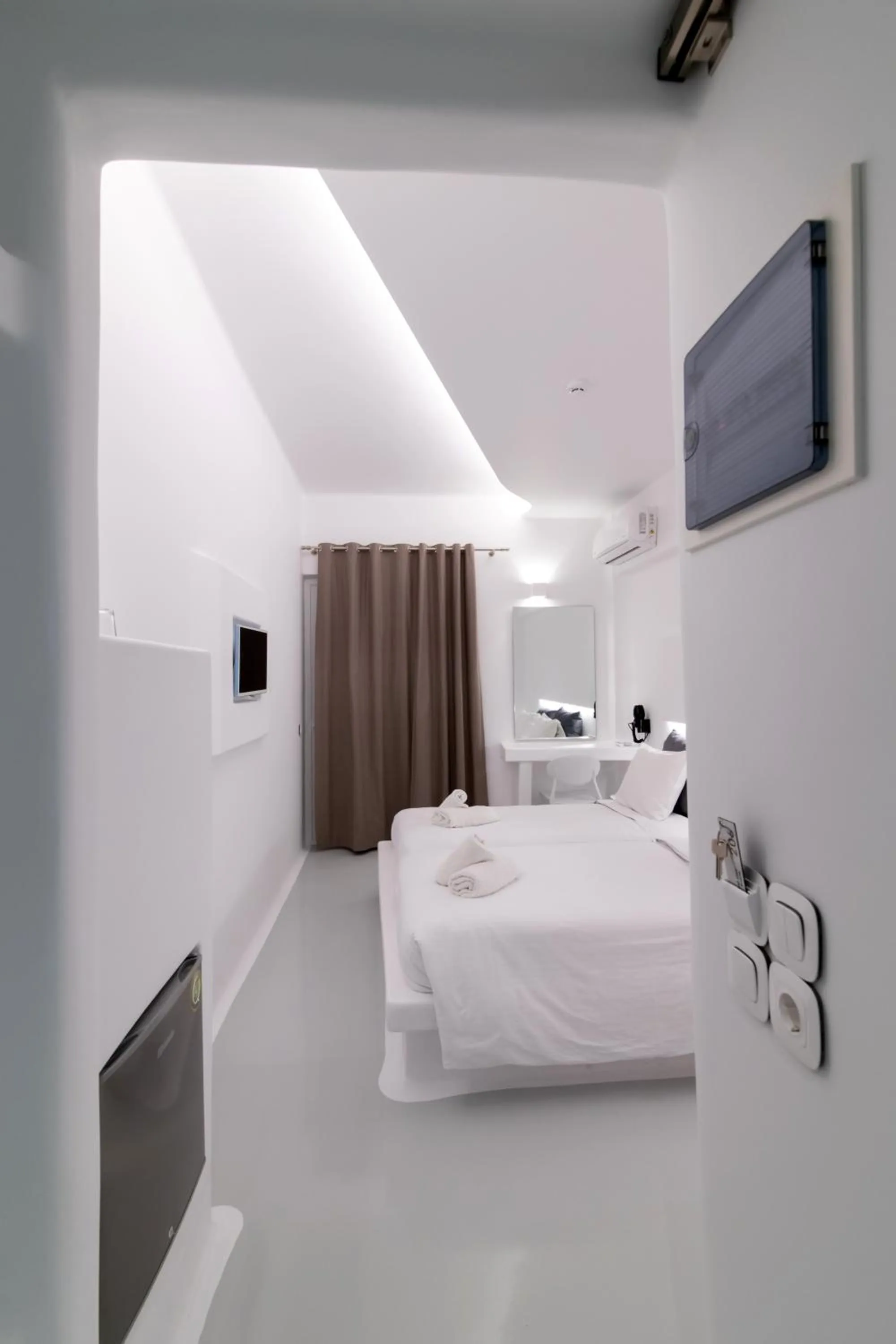 Bed in Byzantio City Hotel