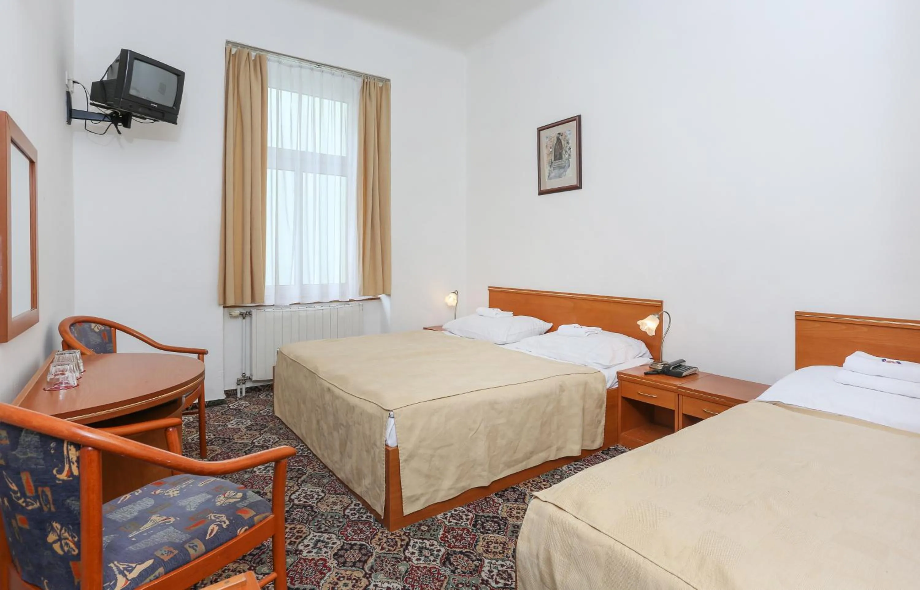 Bedroom in City Club Prague