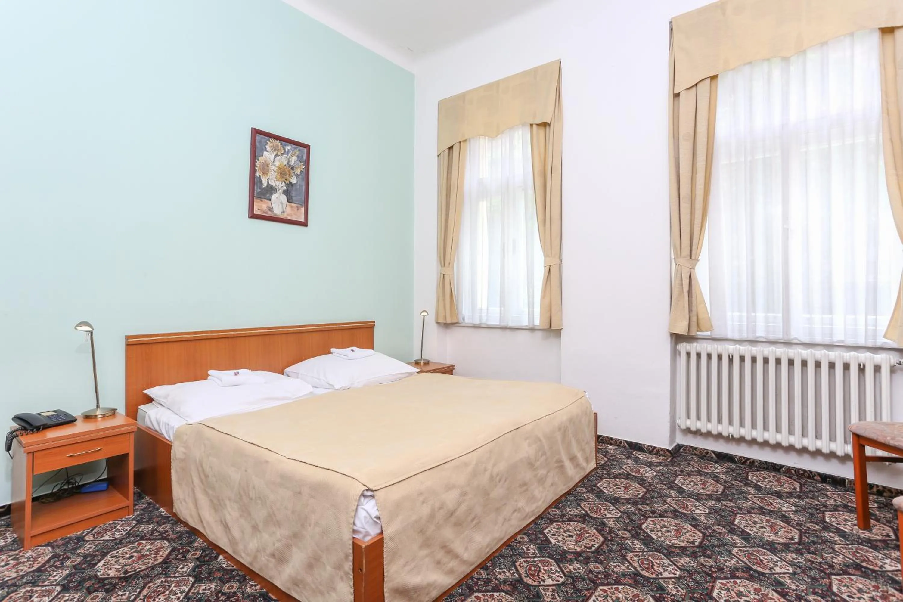 Bedroom in City Club Prague