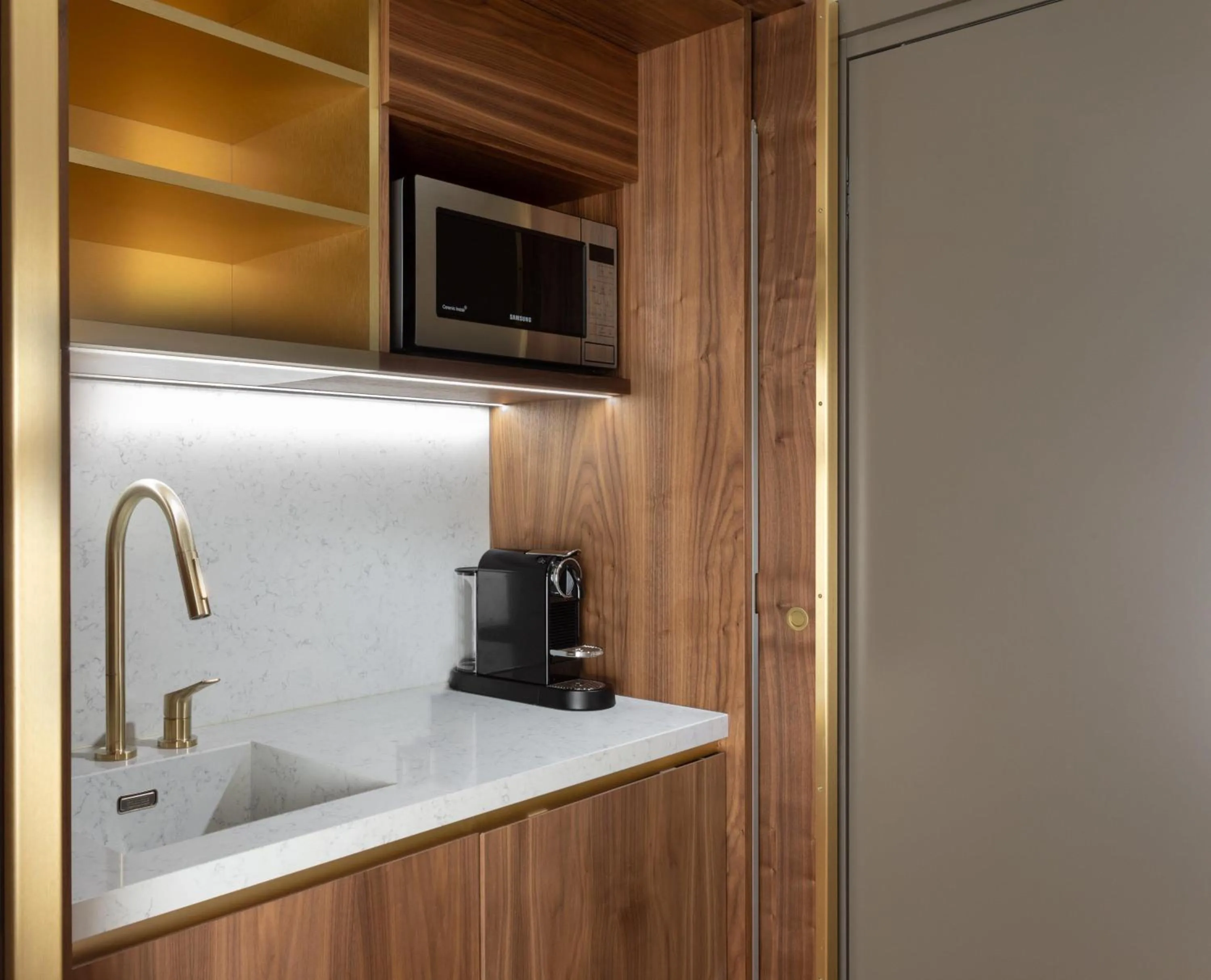 Kitchen or kitchenette in Hilton Prague Atrium
