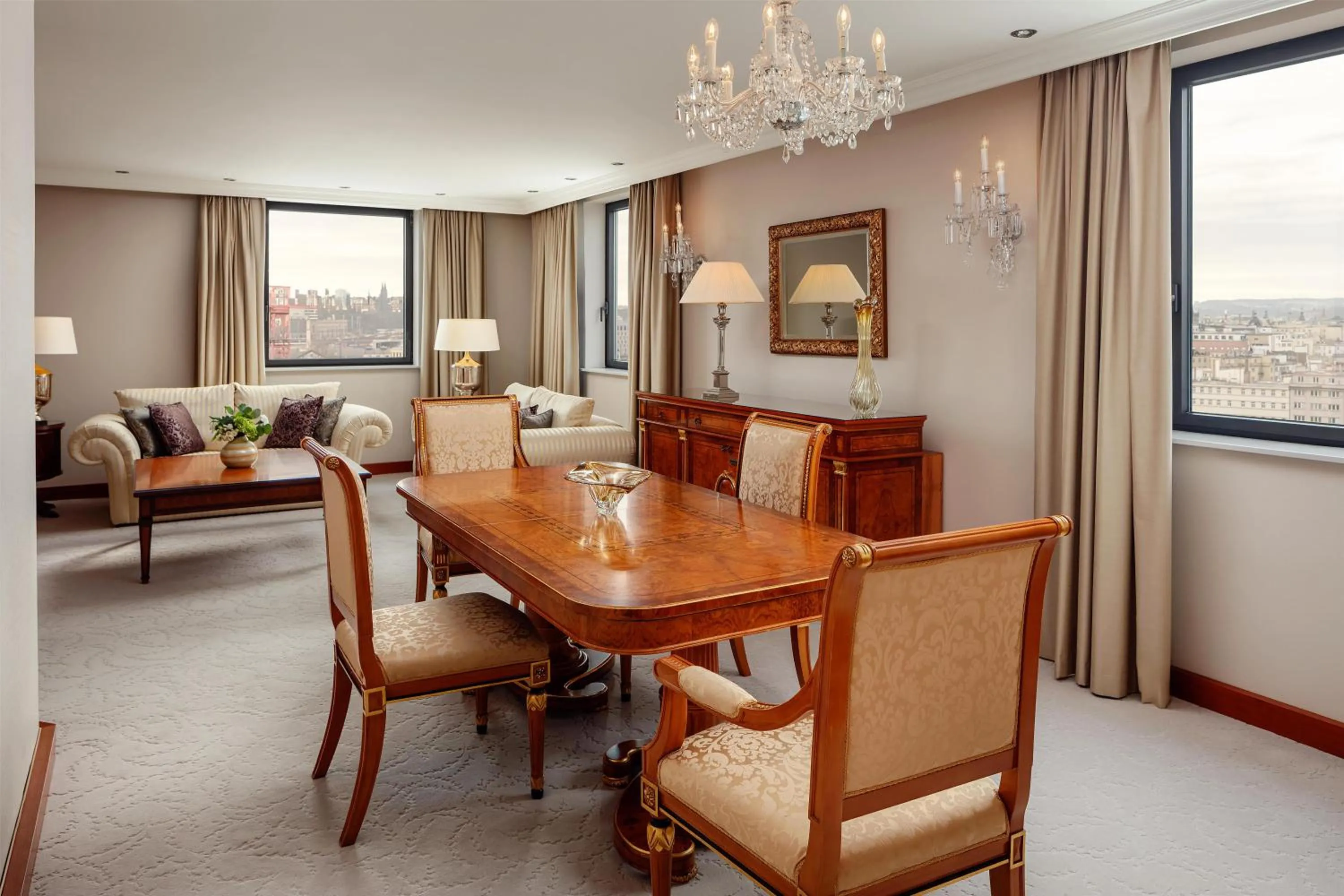 Living room in Hilton Prague Atrium