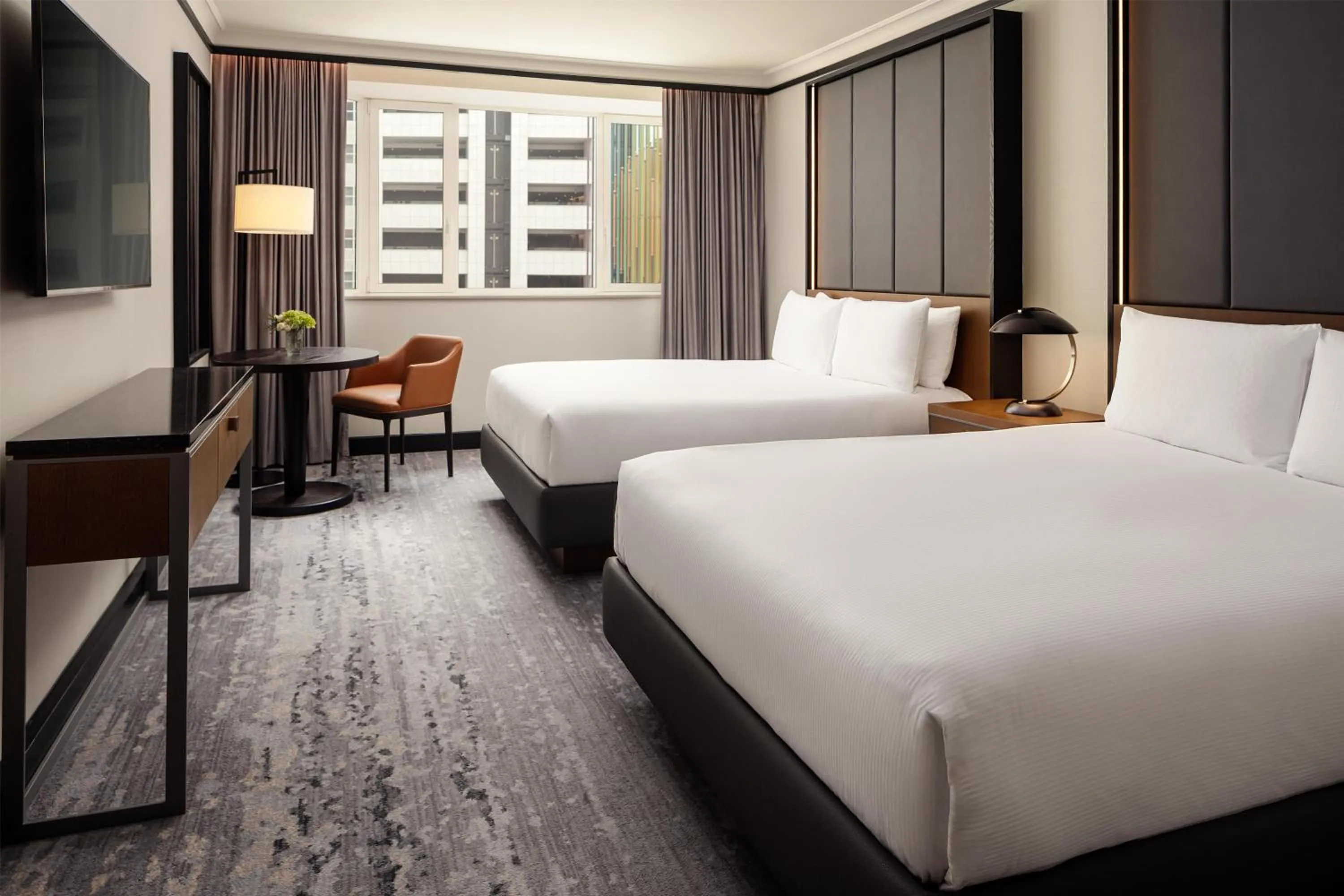 Bed in Hilton Prague Atrium