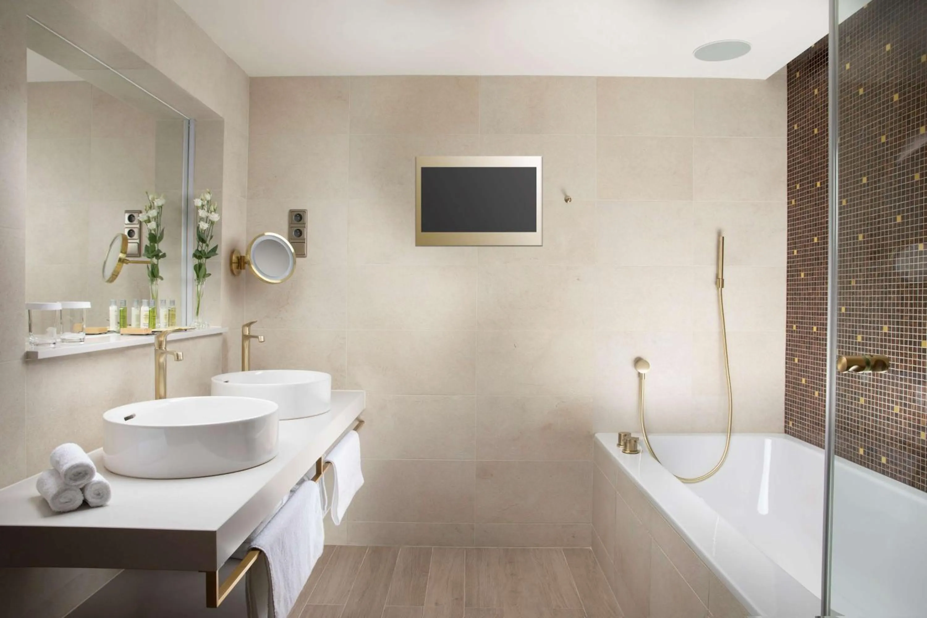 Bathroom in Hilton Prague Hotel