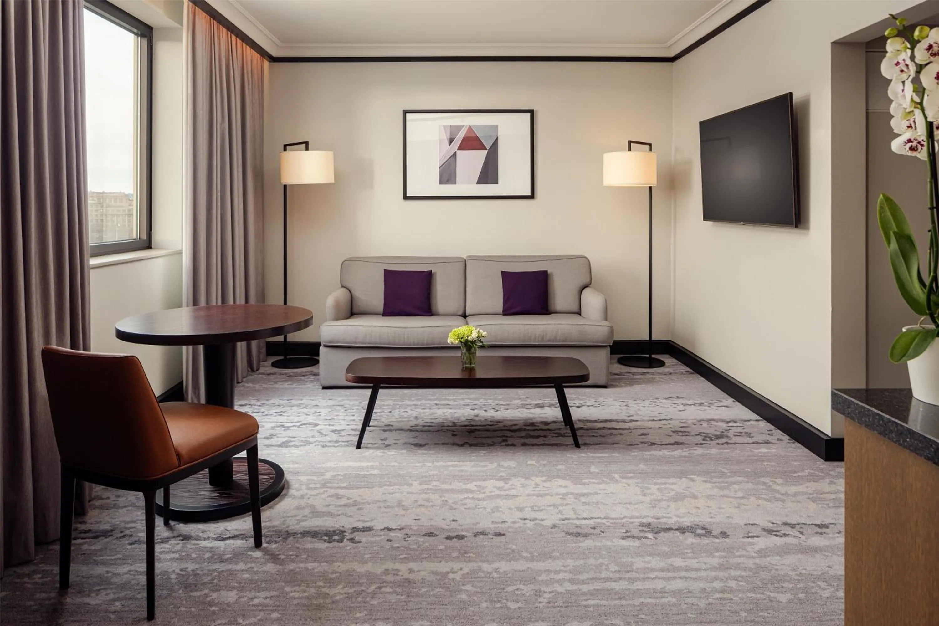 Living room in Hilton Prague Atrium