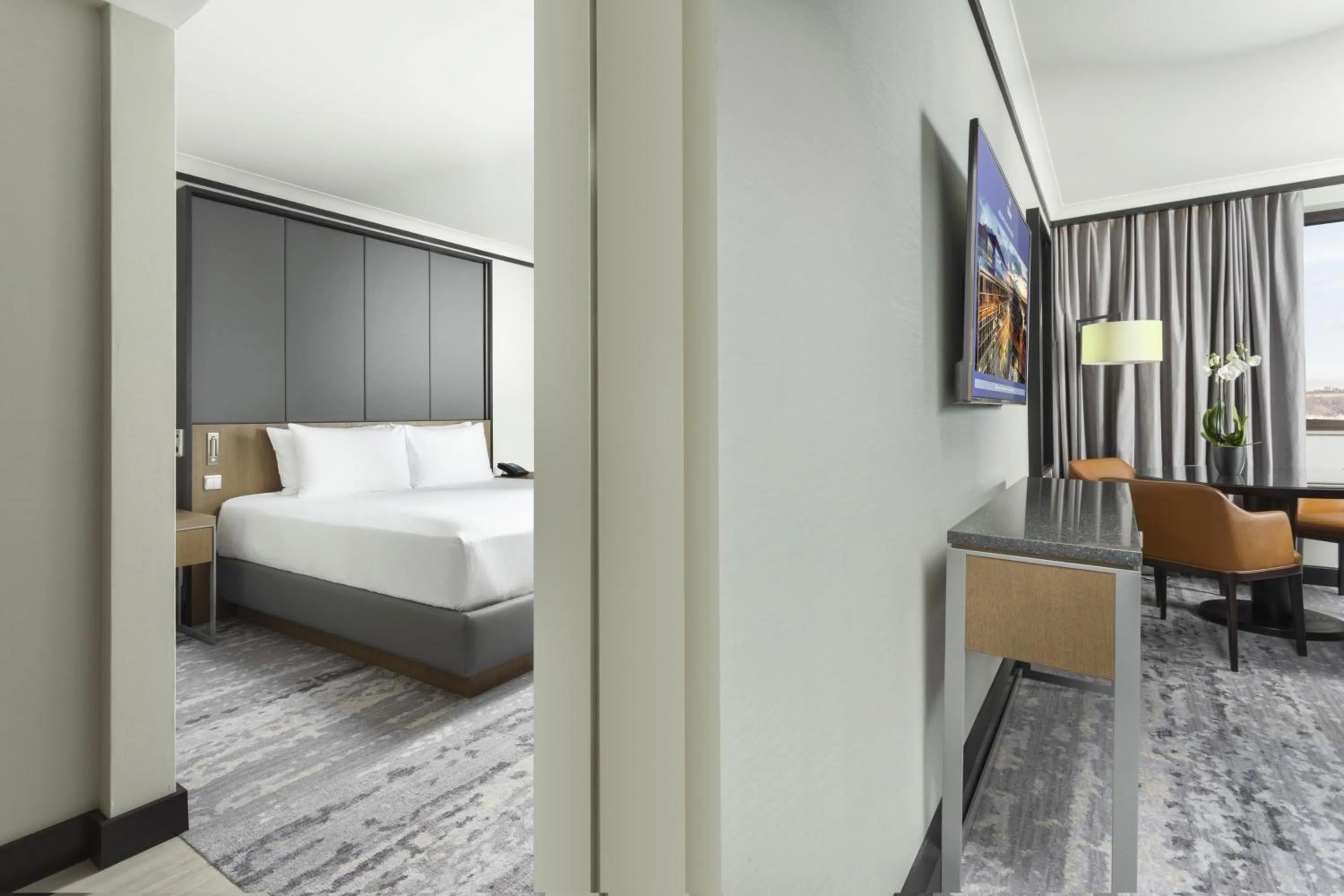 Bedroom, Bed in Hilton Prague Hotel