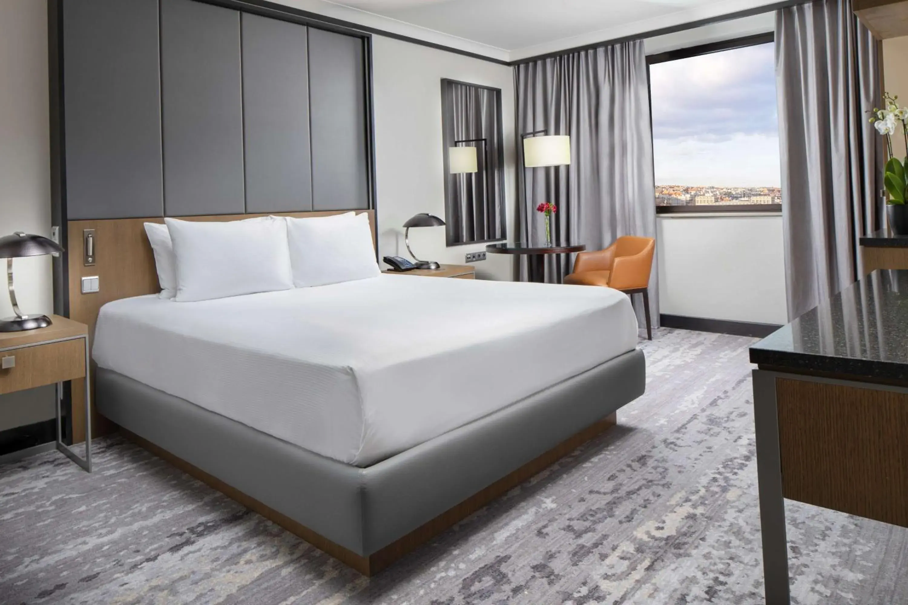 Executive King Room in Hilton Prague Hotel Executive King Room in Hilton Prague Hotel