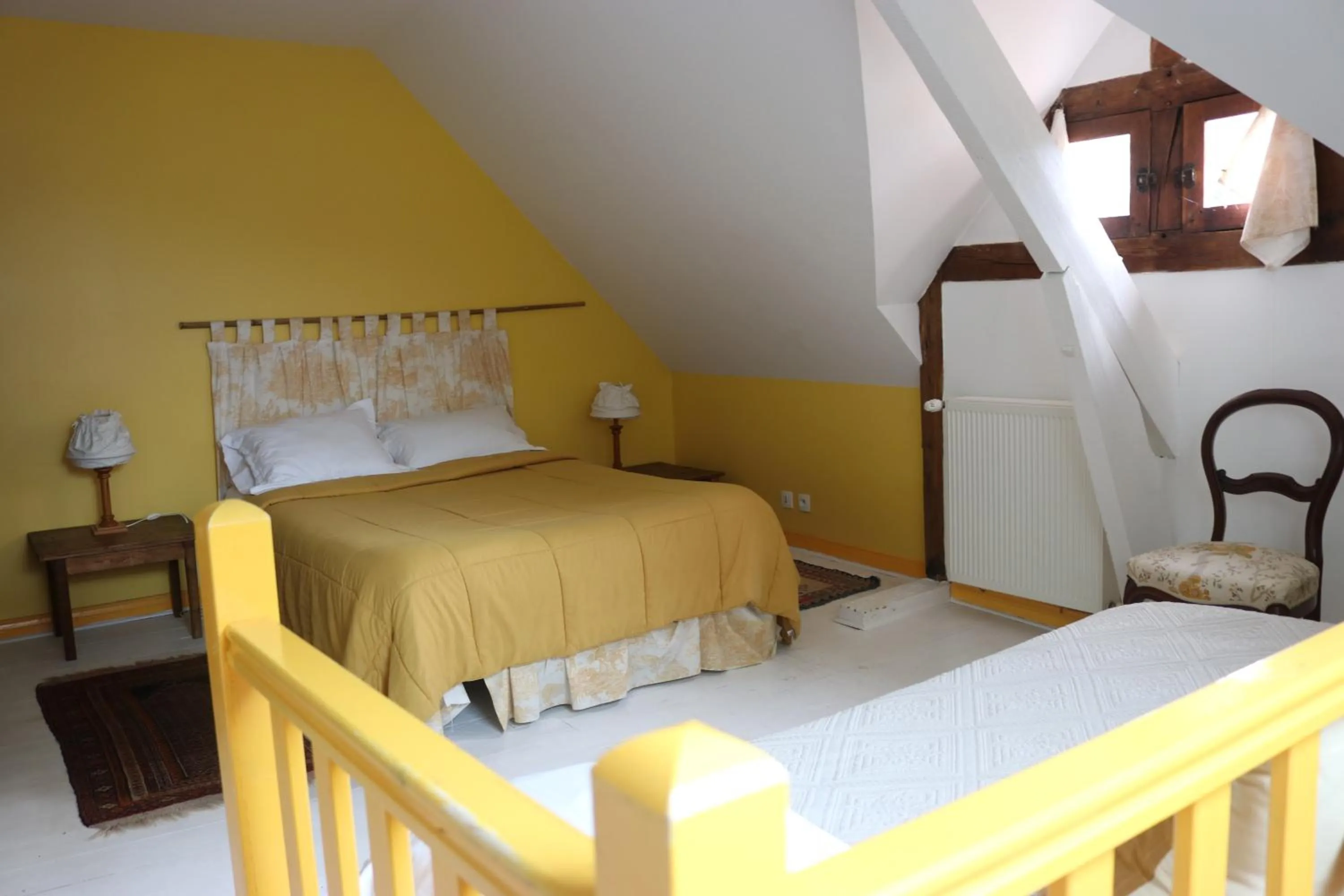 Photo of the whole room, Bed in Maison d'hôtes Moulin du Bas Pesé