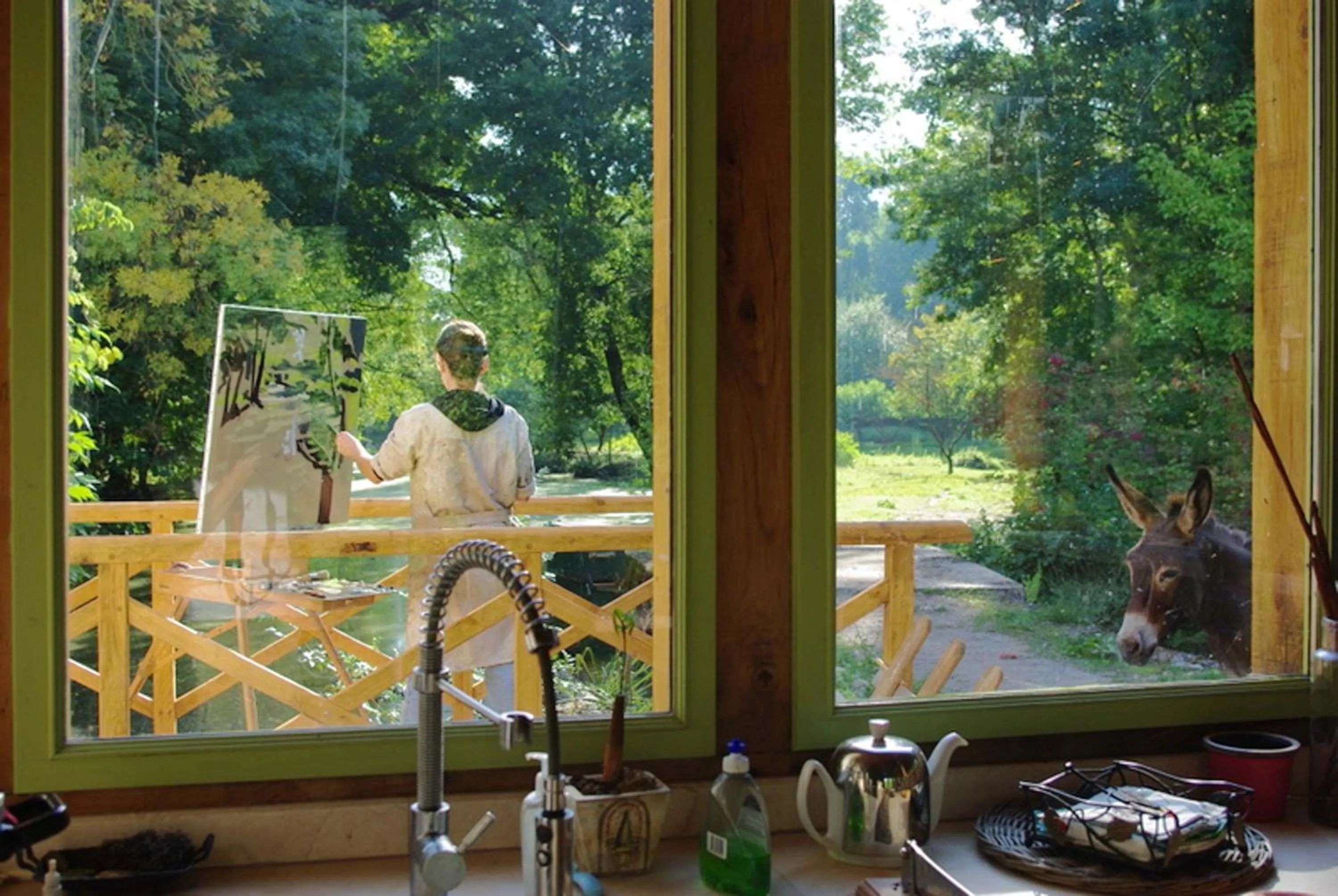 People in Maison d'hôtes Moulin du Bas Pesé