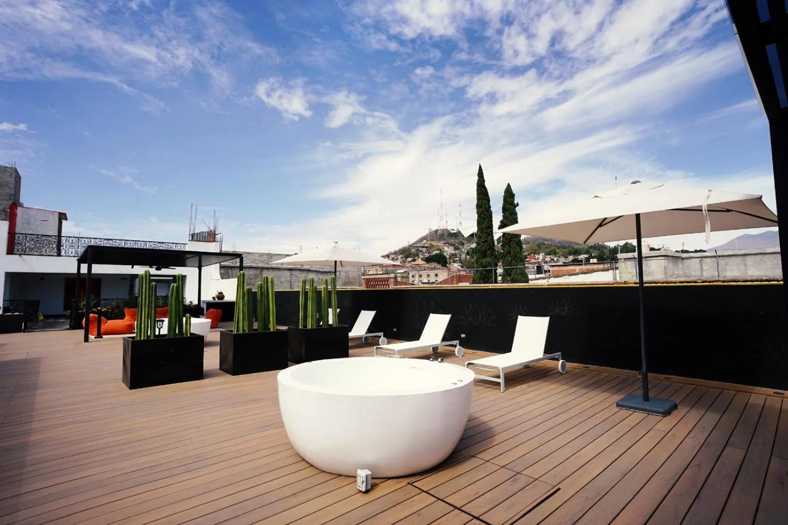 Balcony/Terrace in Casa Hidalgo Hotel Boutique