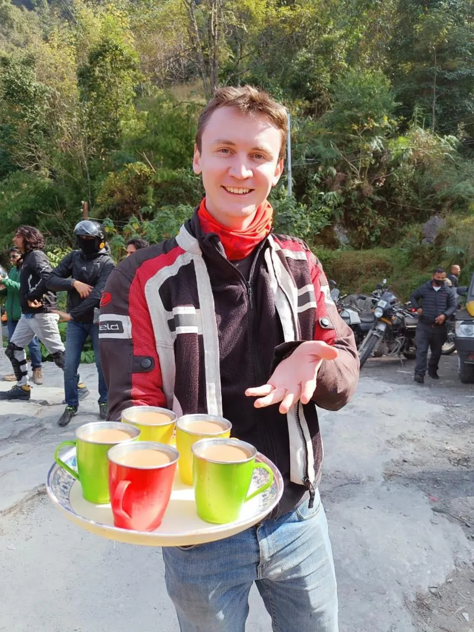 group of guests in Mellow Fellow Hostel