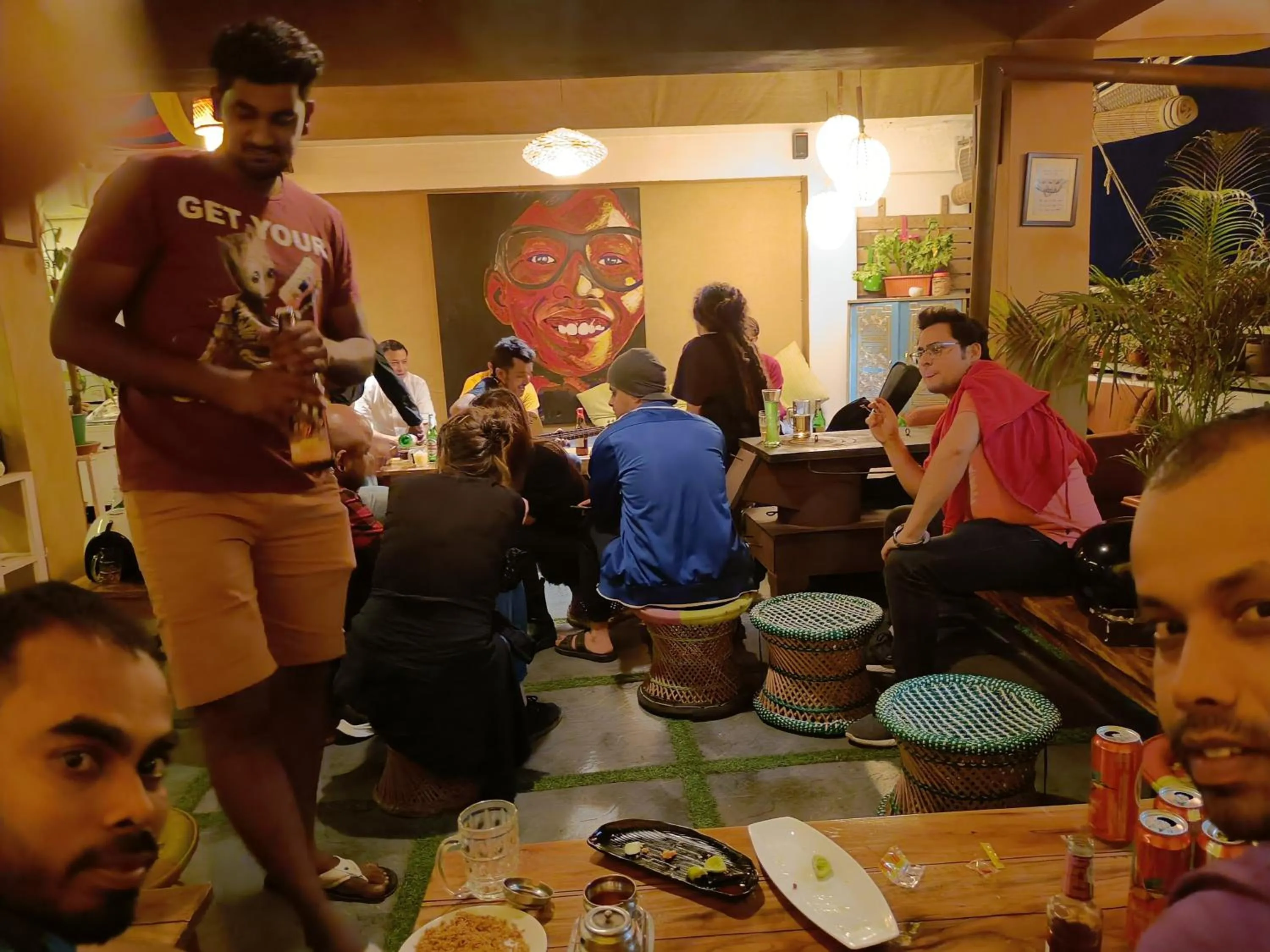 Restaurant/places to eat in Mellow Fellow Hostel