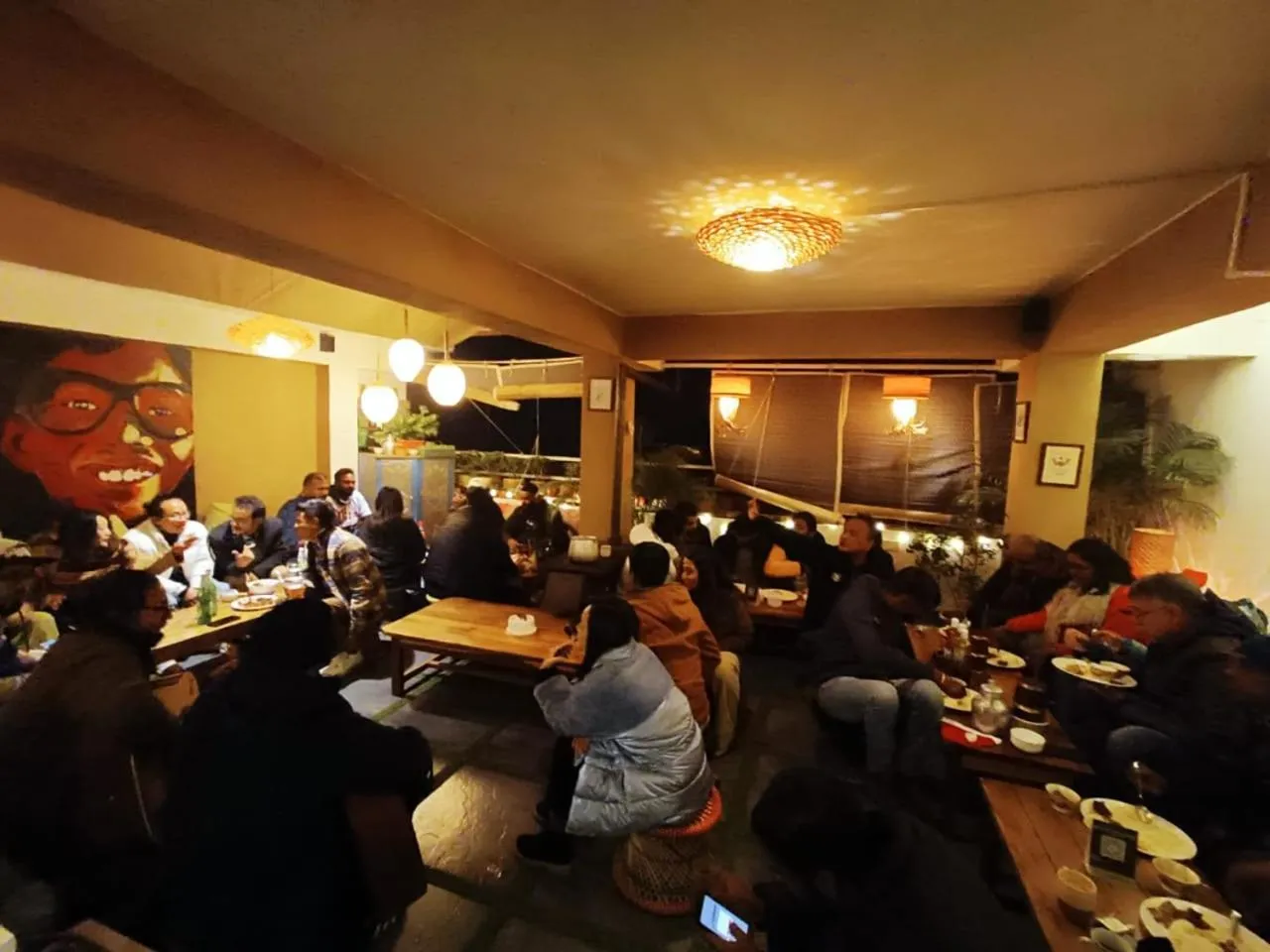 Evening entertainment in Mellow Fellow Hostel