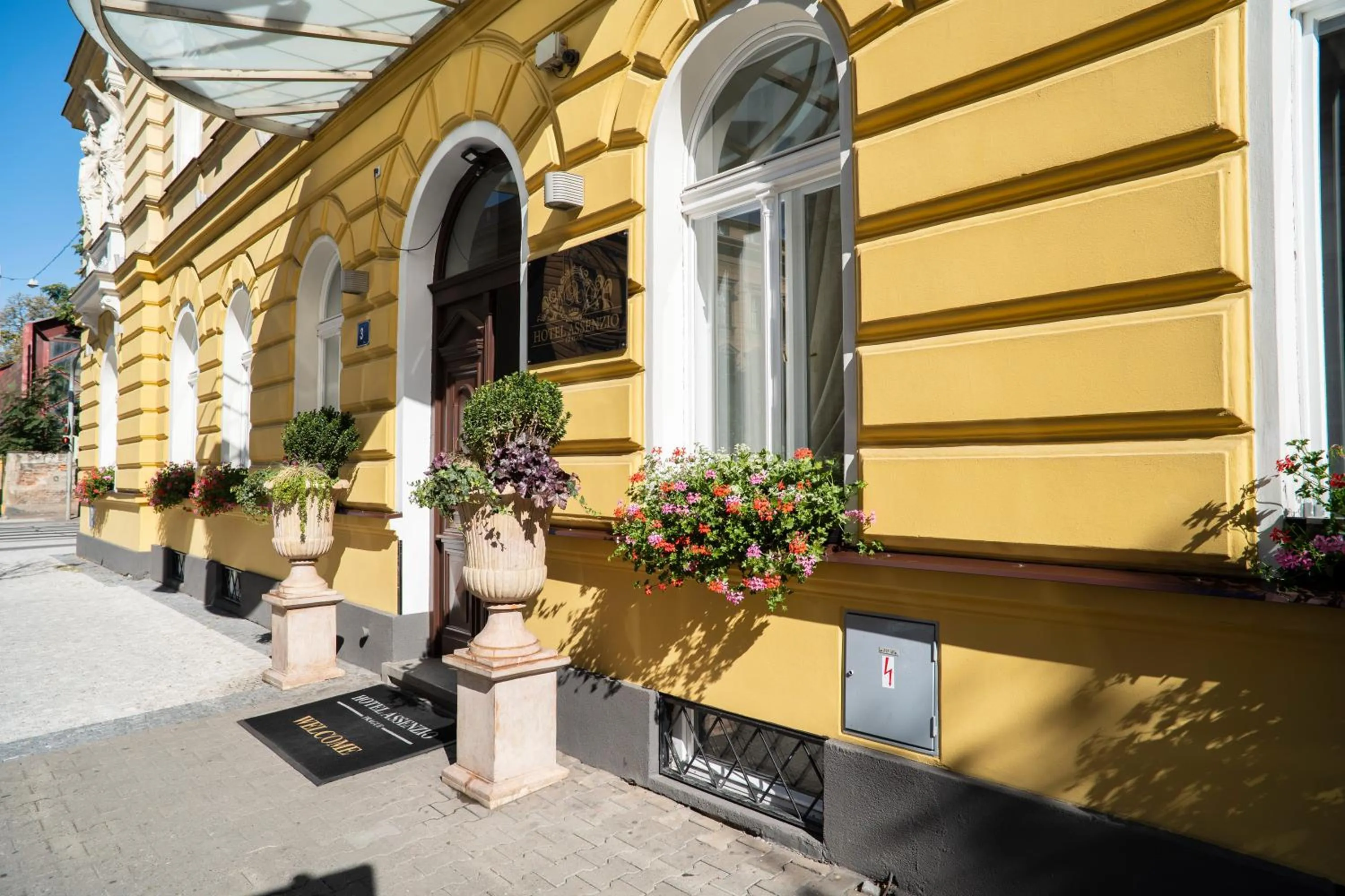 Property building in Hotel Assenzio Prague