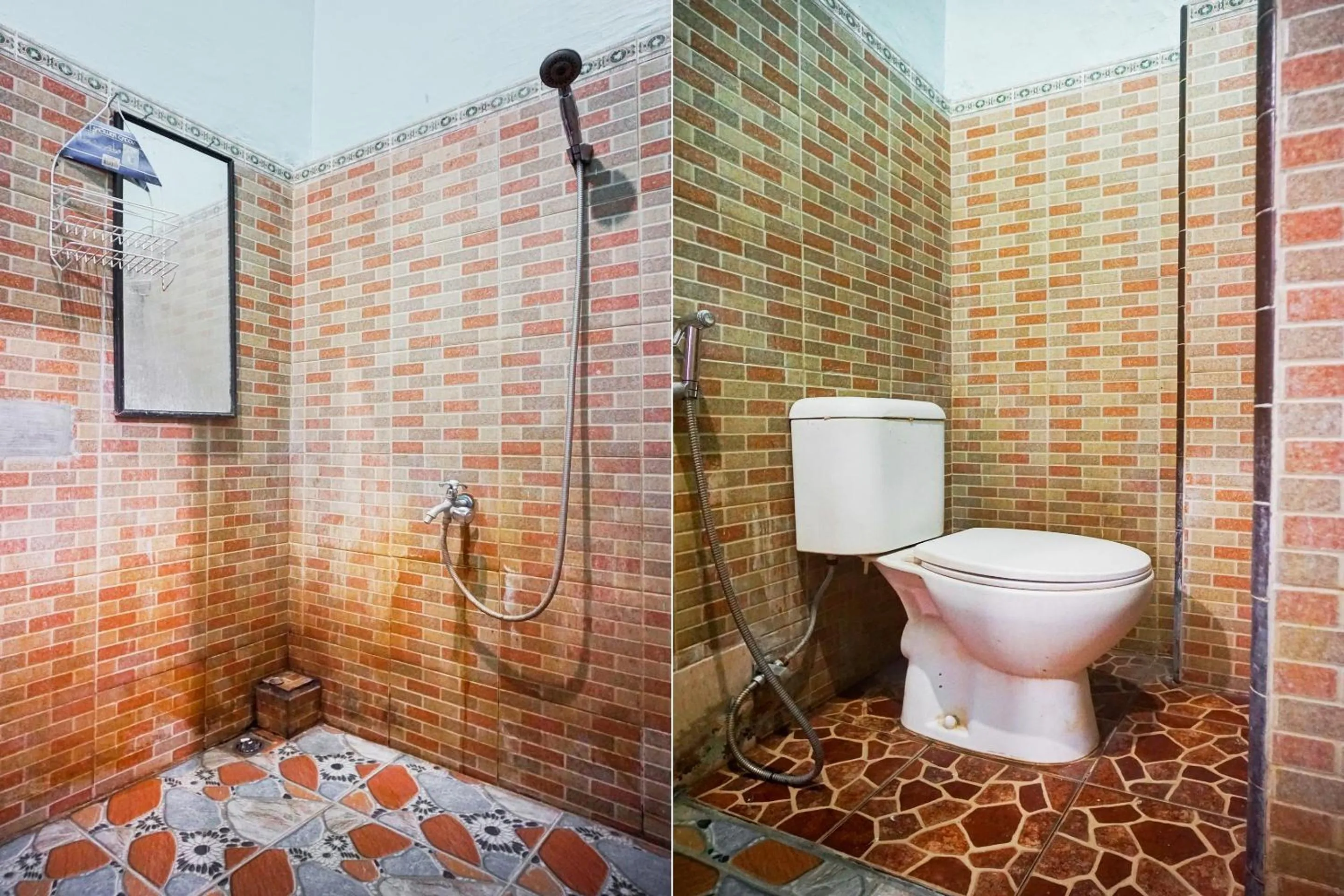 Bathroom in Hotel O Home Stay Kembar Syariah