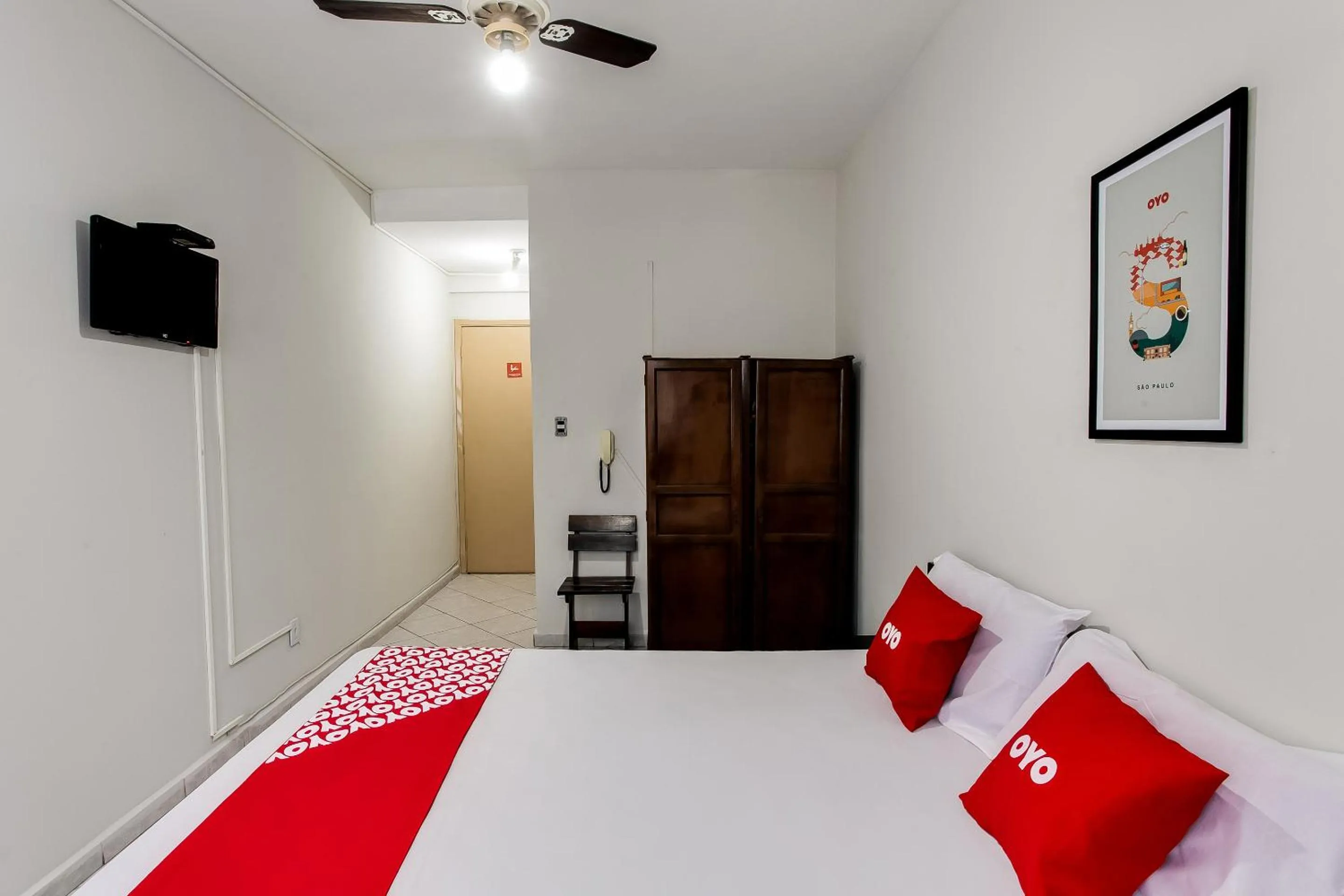 Bedroom in OYO Hotel Nobrega Aeroporto de Congonhas, São Paulo