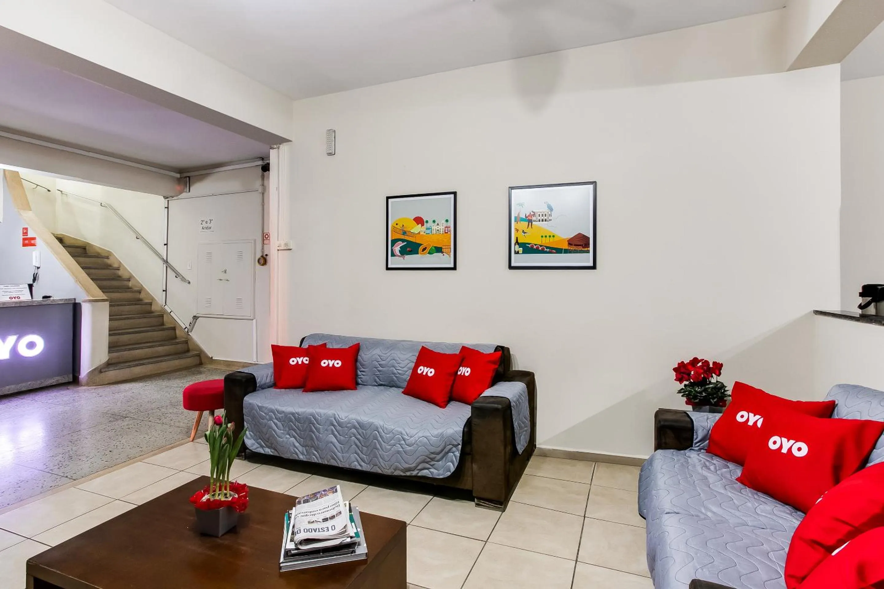 Lobby or reception in OYO Hotel Nobrega Aeroporto de Congonhas, São Paulo