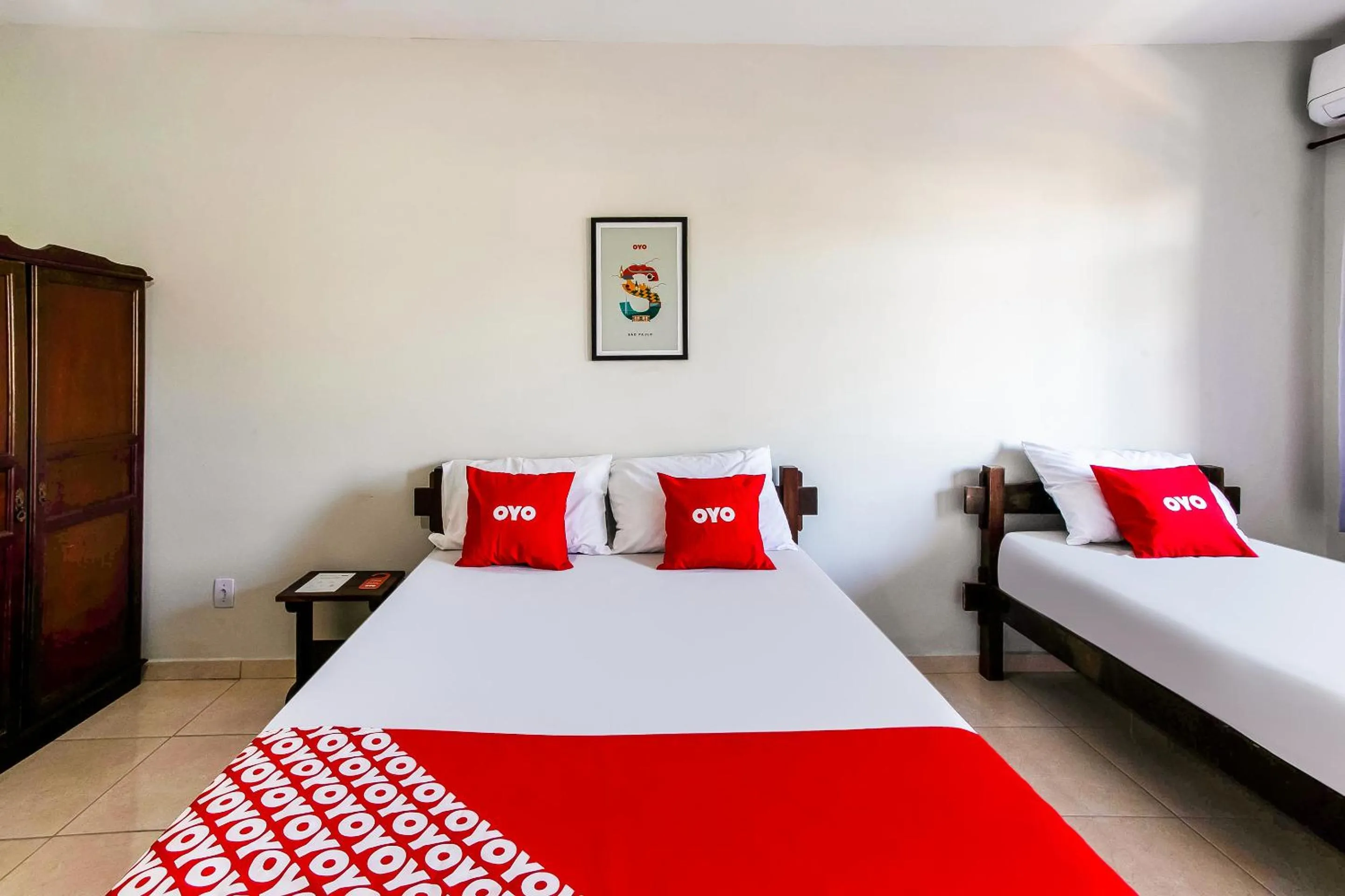 Bedroom in OYO Hotel Nobrega Aeroporto de Congonhas, São Paulo