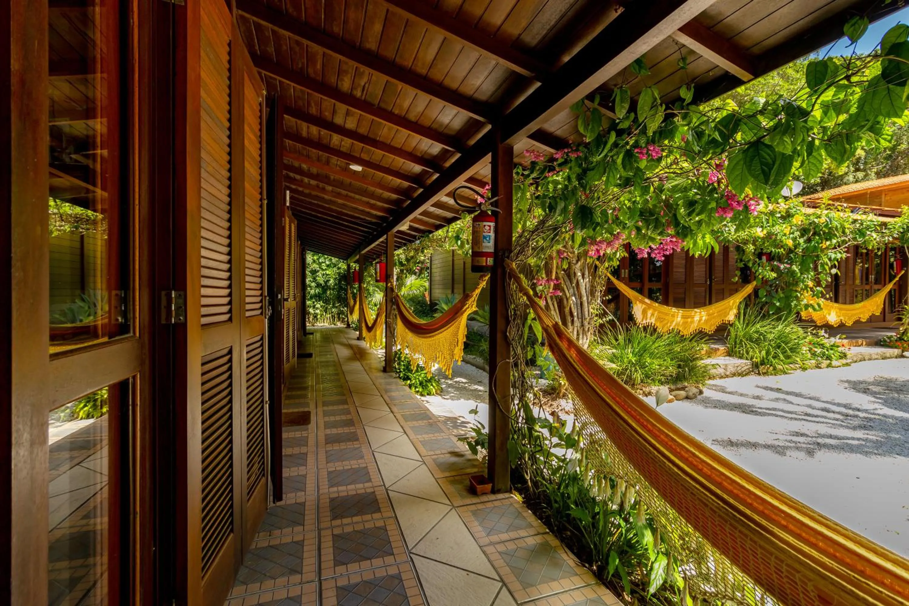 Patio in Pousada Don Pablo