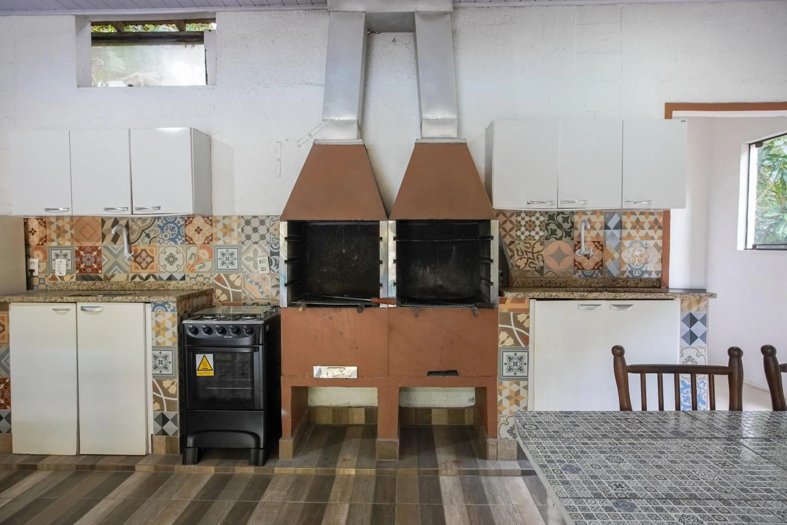 BBQ facilities in Pousada Don Pablo