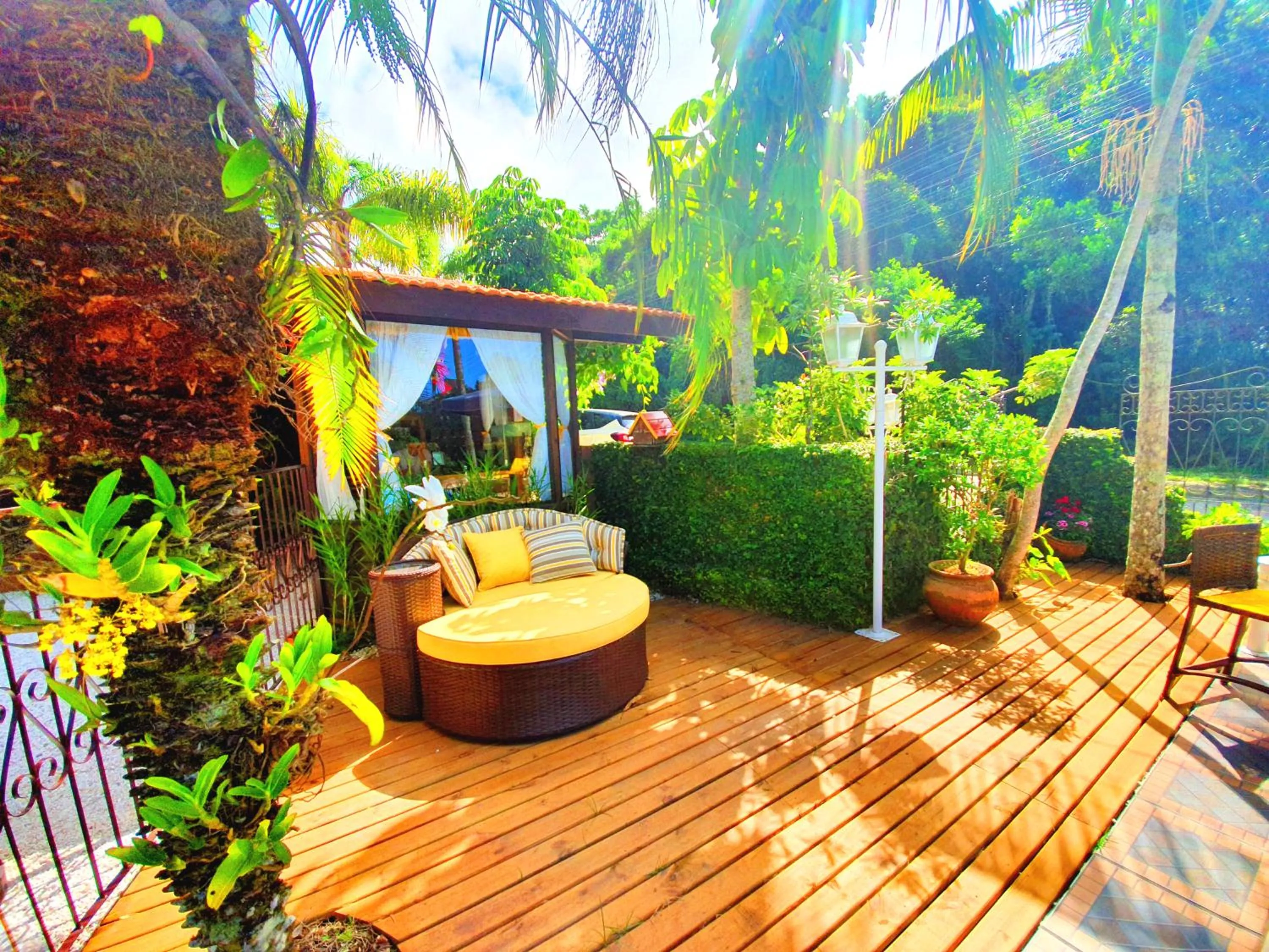 Patio in Pousada Don Pablo