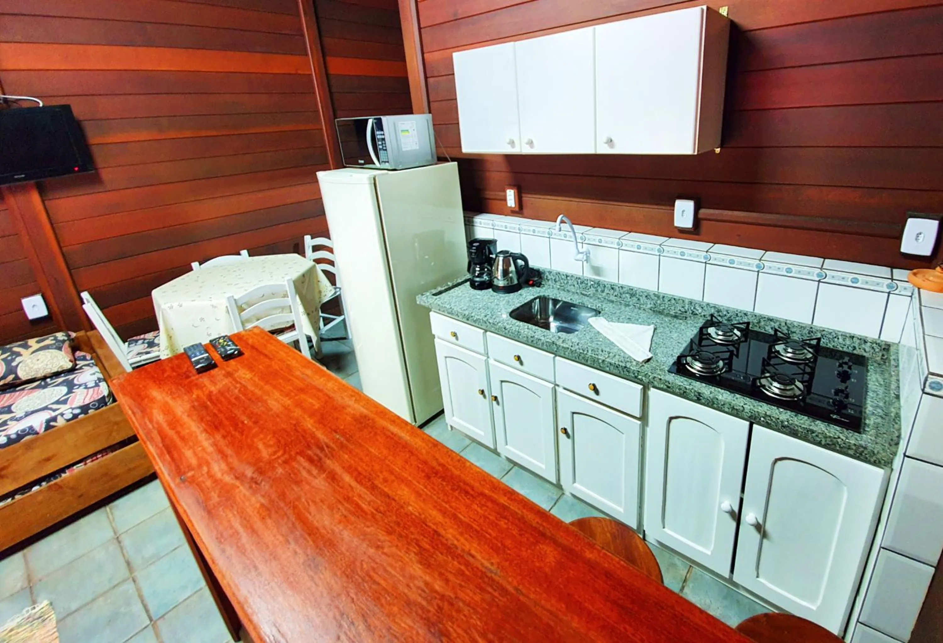 Kitchen or kitchenette in Pousada Don Pablo