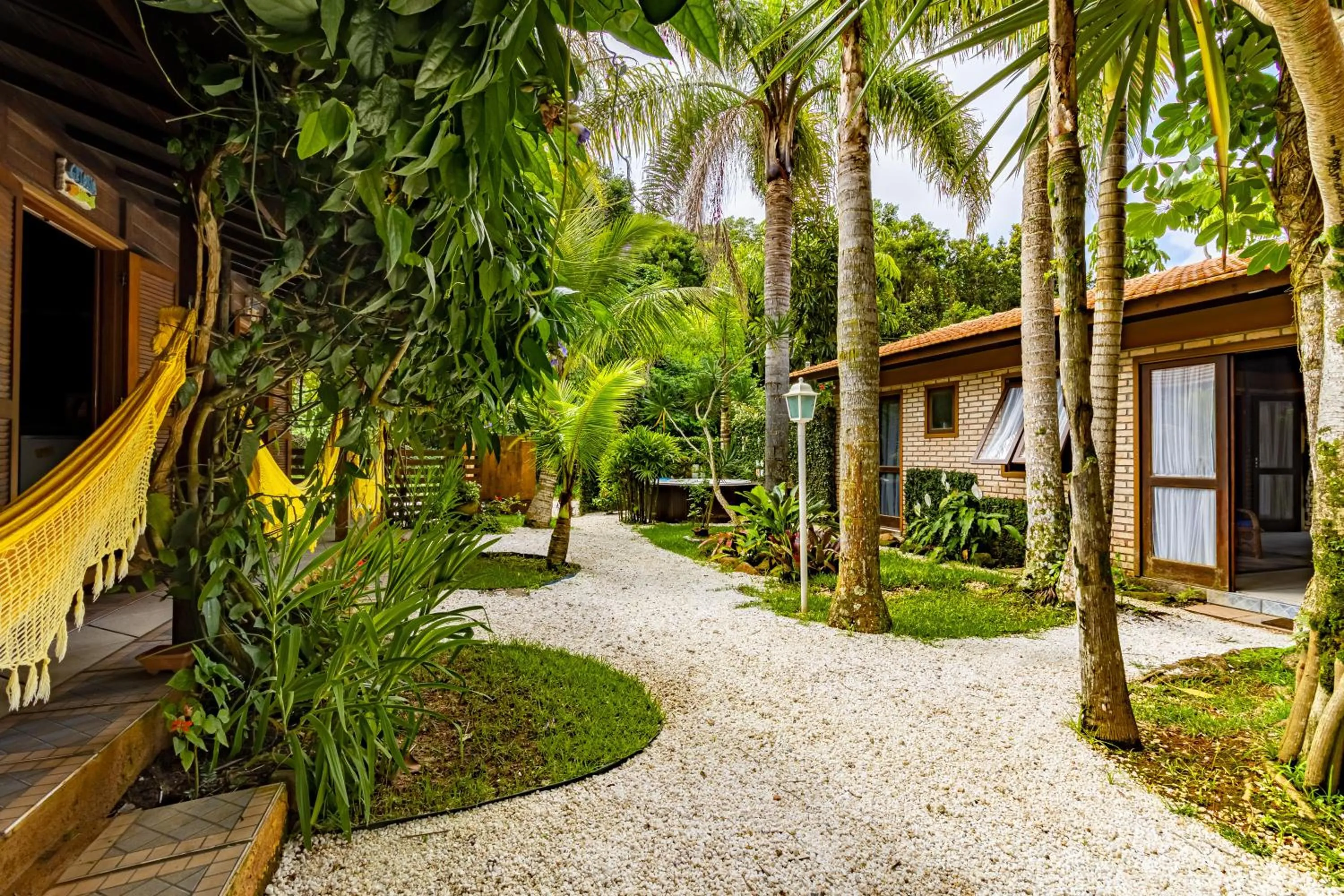 Garden in Pousada Don Pablo