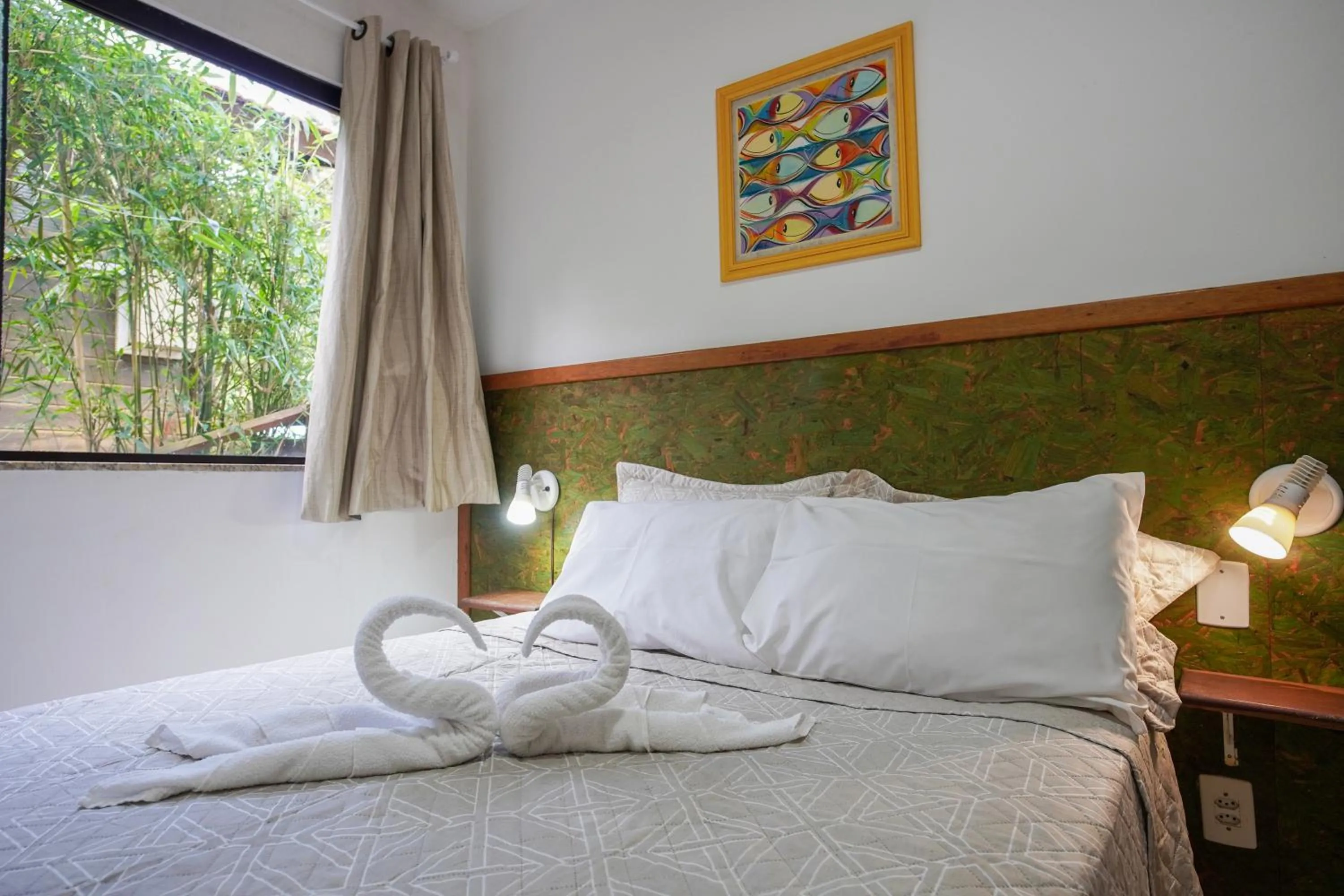 Bed in Pousada Don Pablo