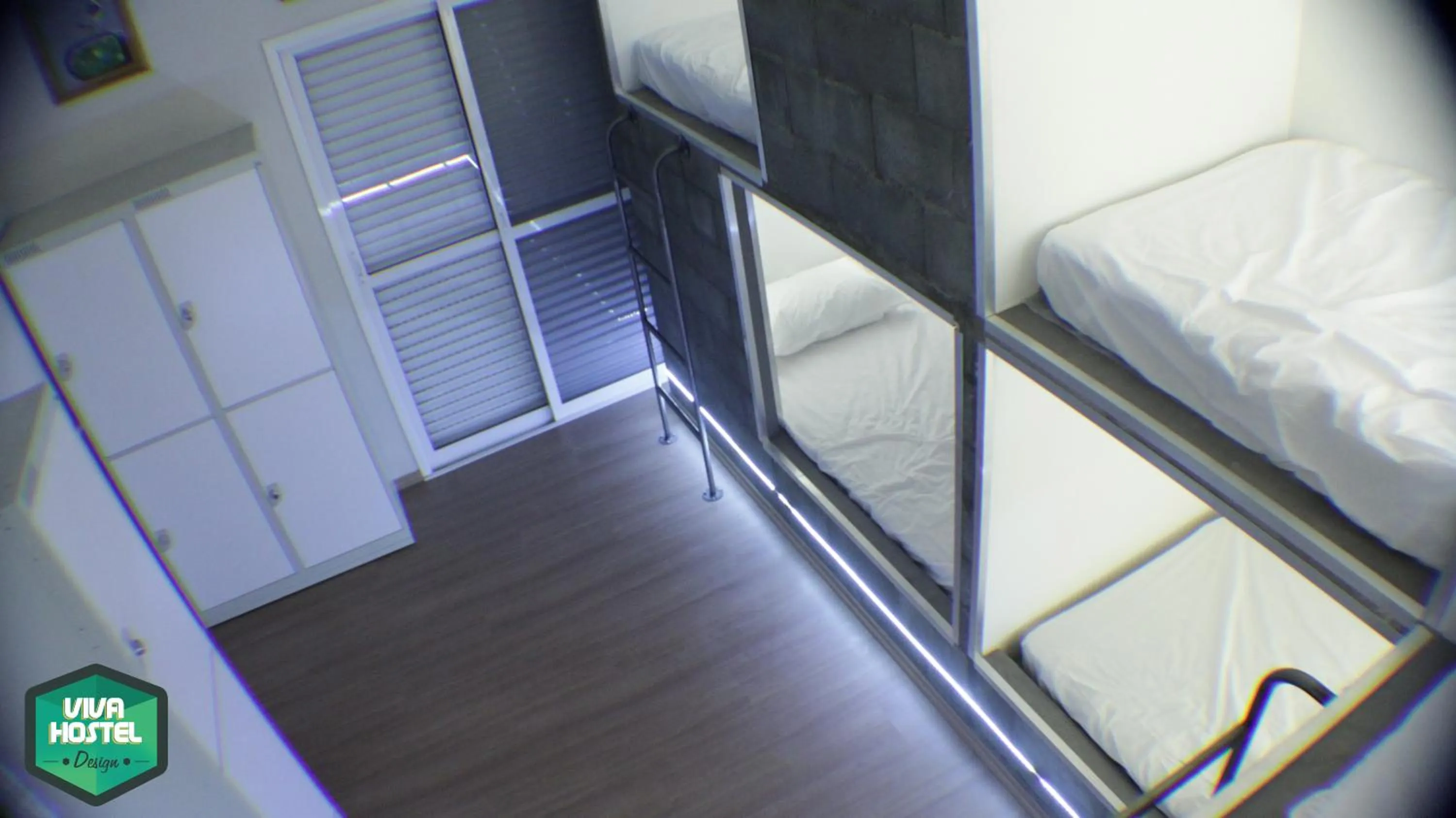 Bed in Viva Hostel Design