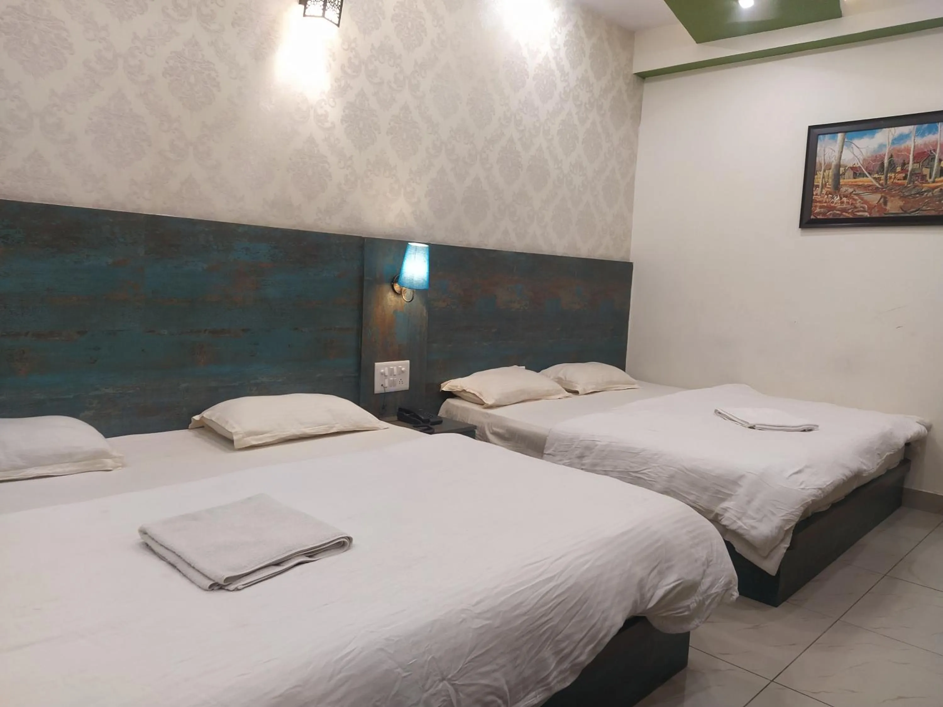 Bedroom, Bed in Hotel Geeta Residency Haridwar
