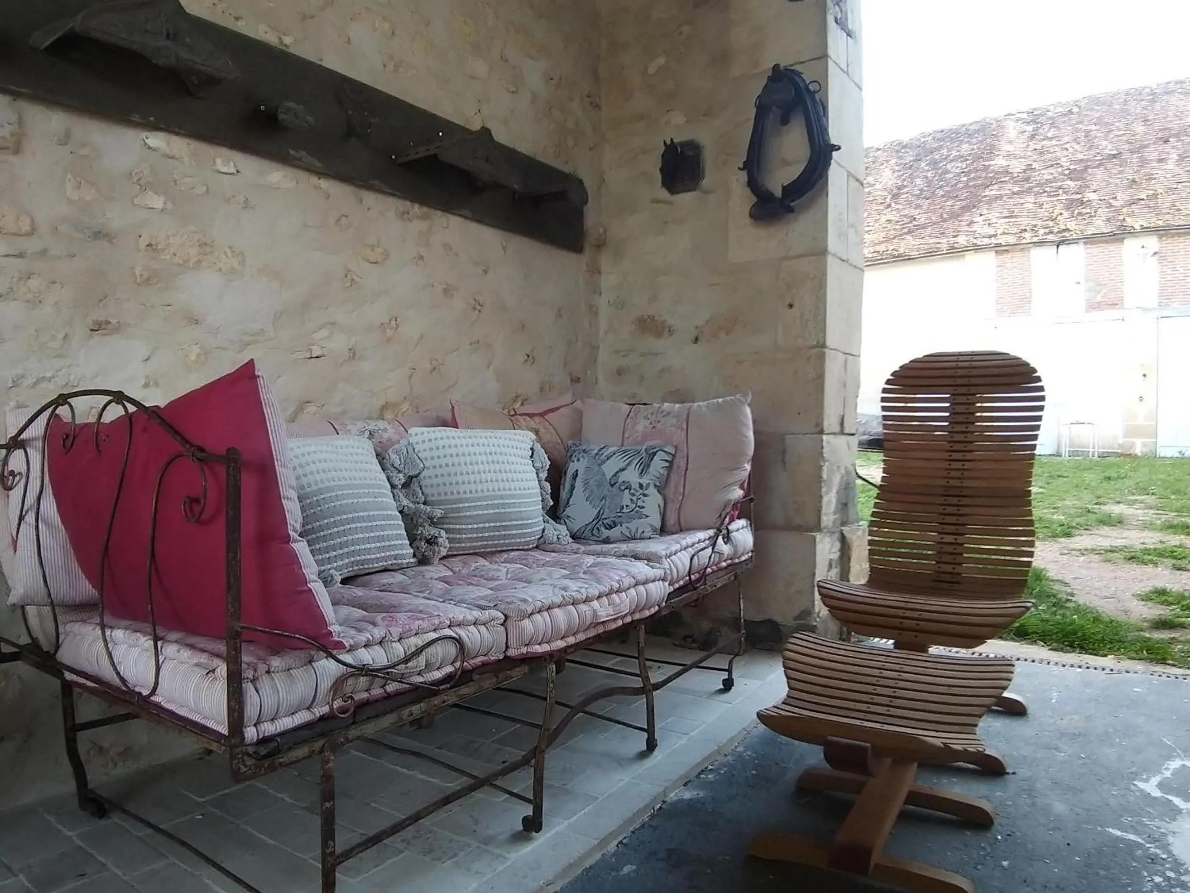 Patio in Chambre d'hôtes "Au bord de Loire"