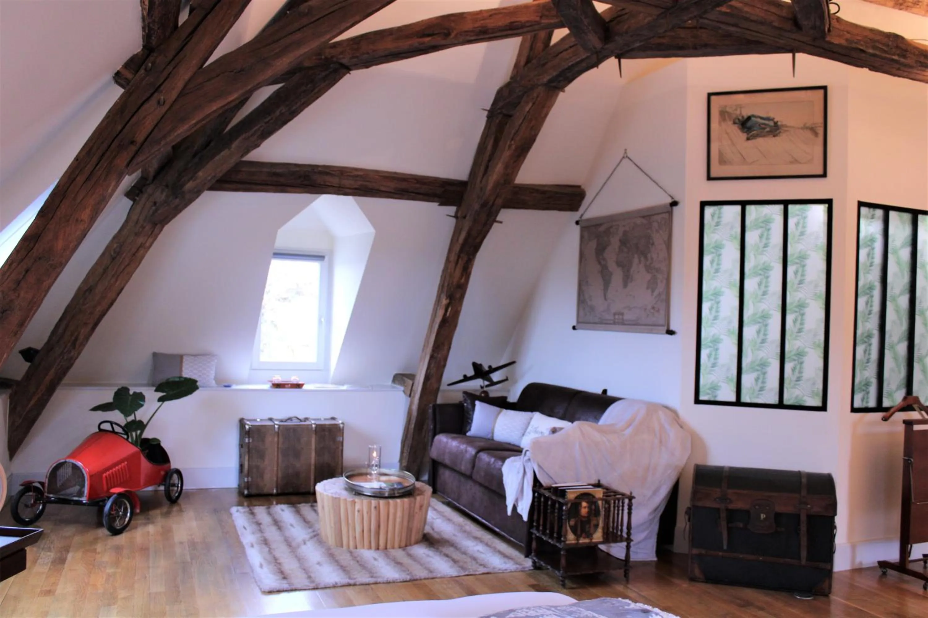 Decorative detail in Chambre d'hôtes "Au bord de Loire"
