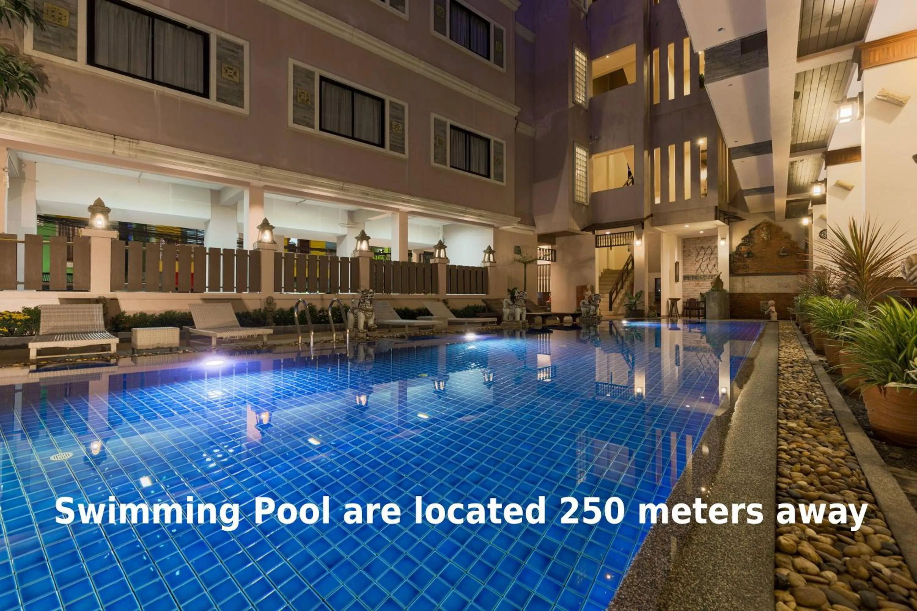 Swimming pool in TJ Patong Hotel - SHA Plus