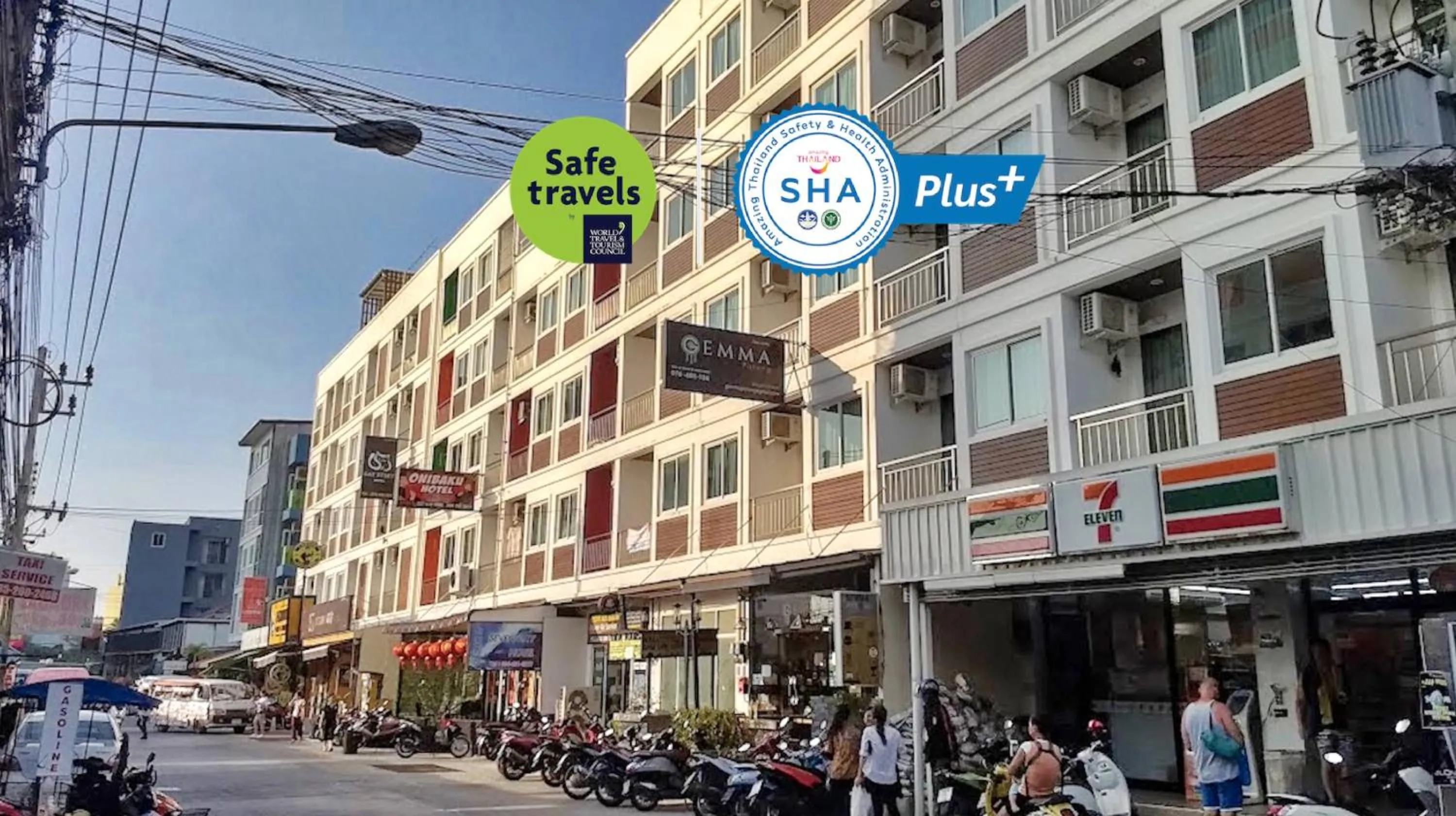Property building in TJ Patong Hotel - SHA Plus