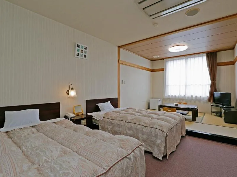 Photo of the whole room, Bed in Ashinomaki Prince Hotel