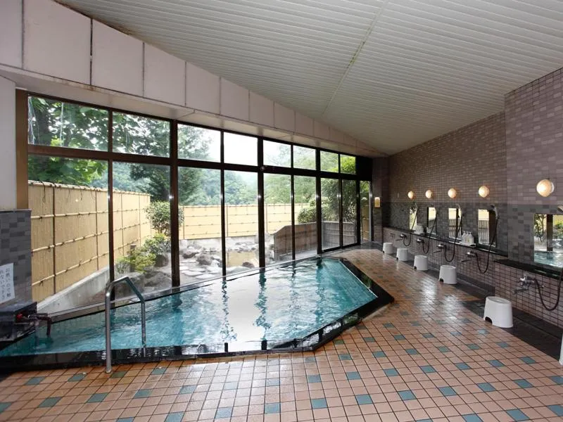 Hot Spring Bath in Ashinomaki Prince Hotel