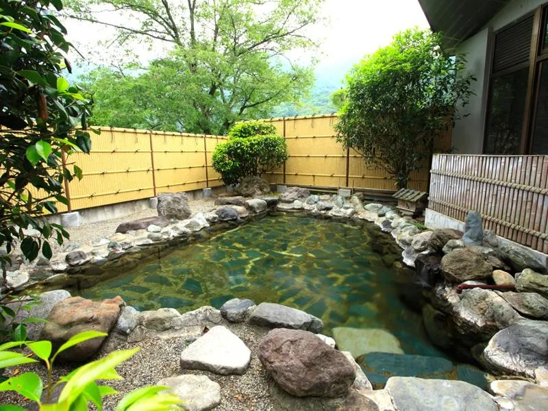 Hot Spring Bath in Ashinomaki Prince Hotel