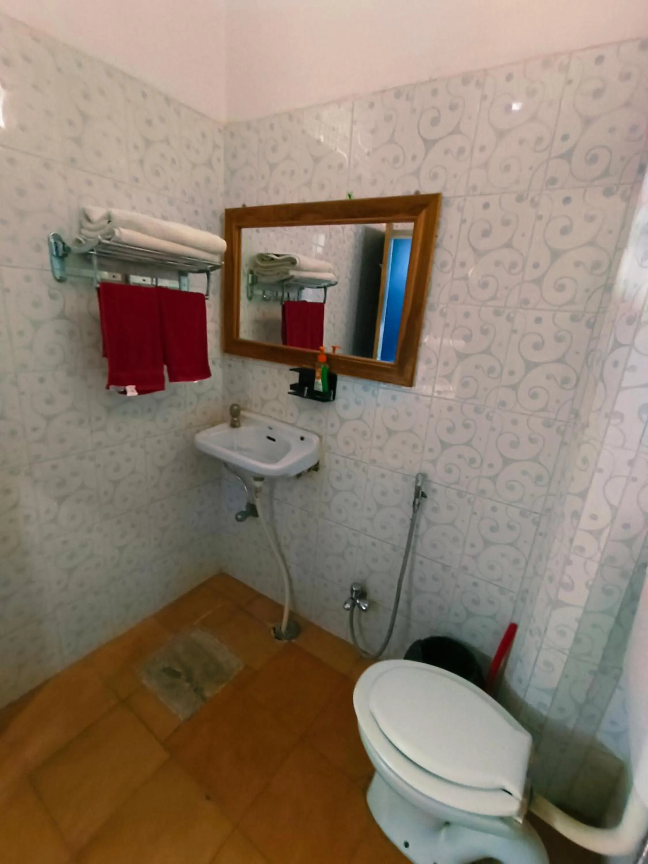 Shower in Baba Guest House