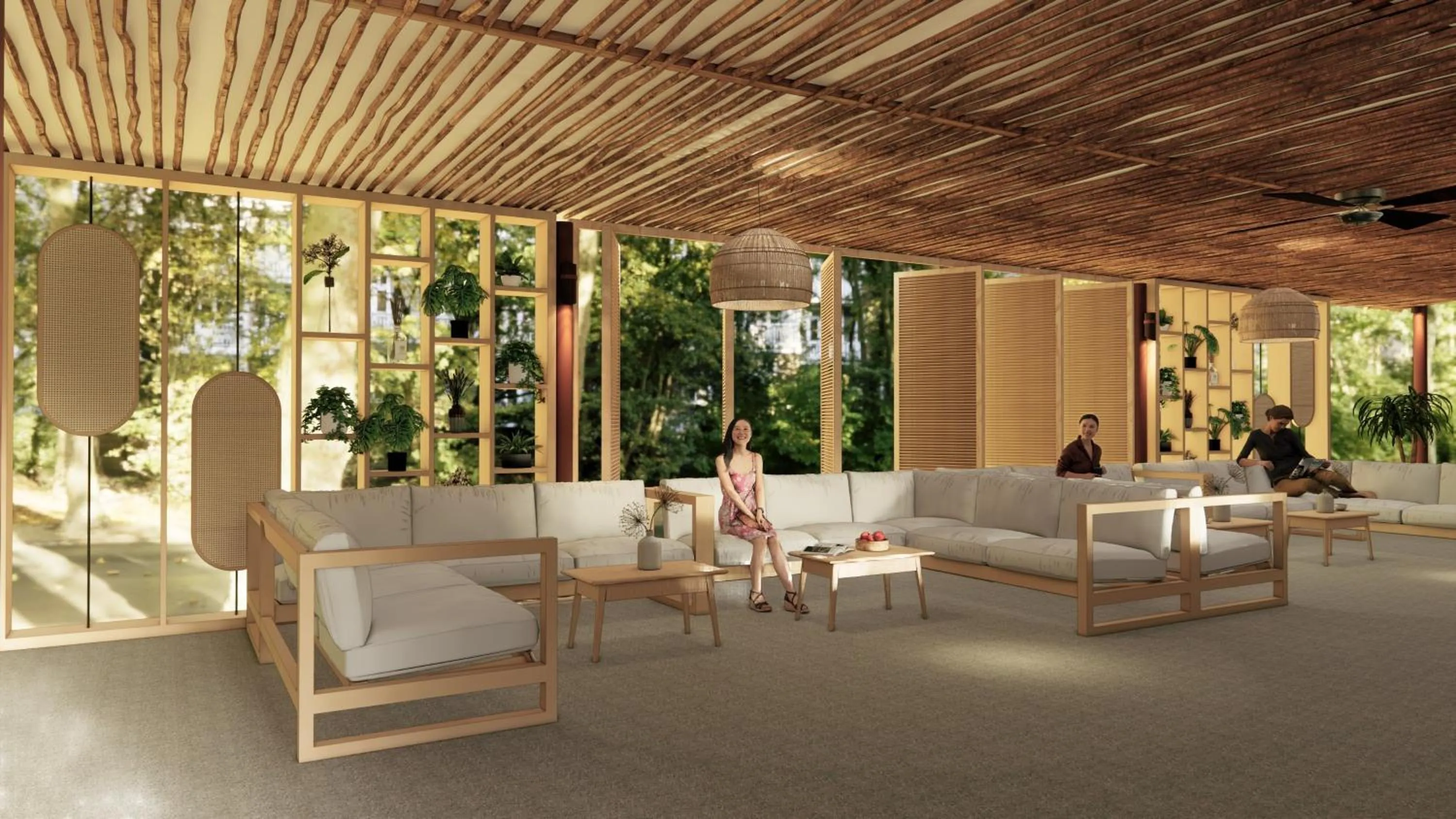 Lounge or bar in Jawa Jiwa G-Land Resort