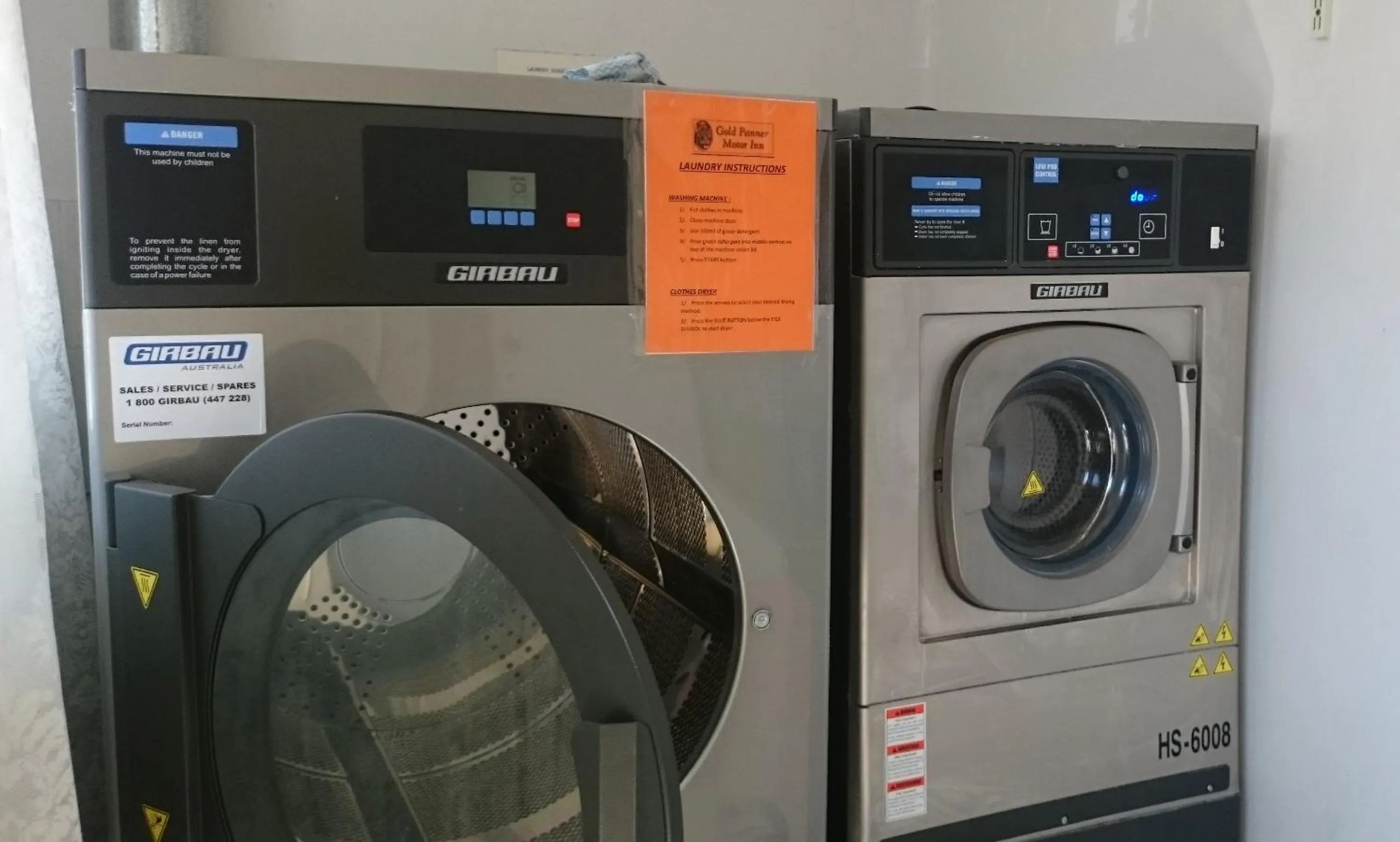 Area and facilities in Bathurst Gold Panner